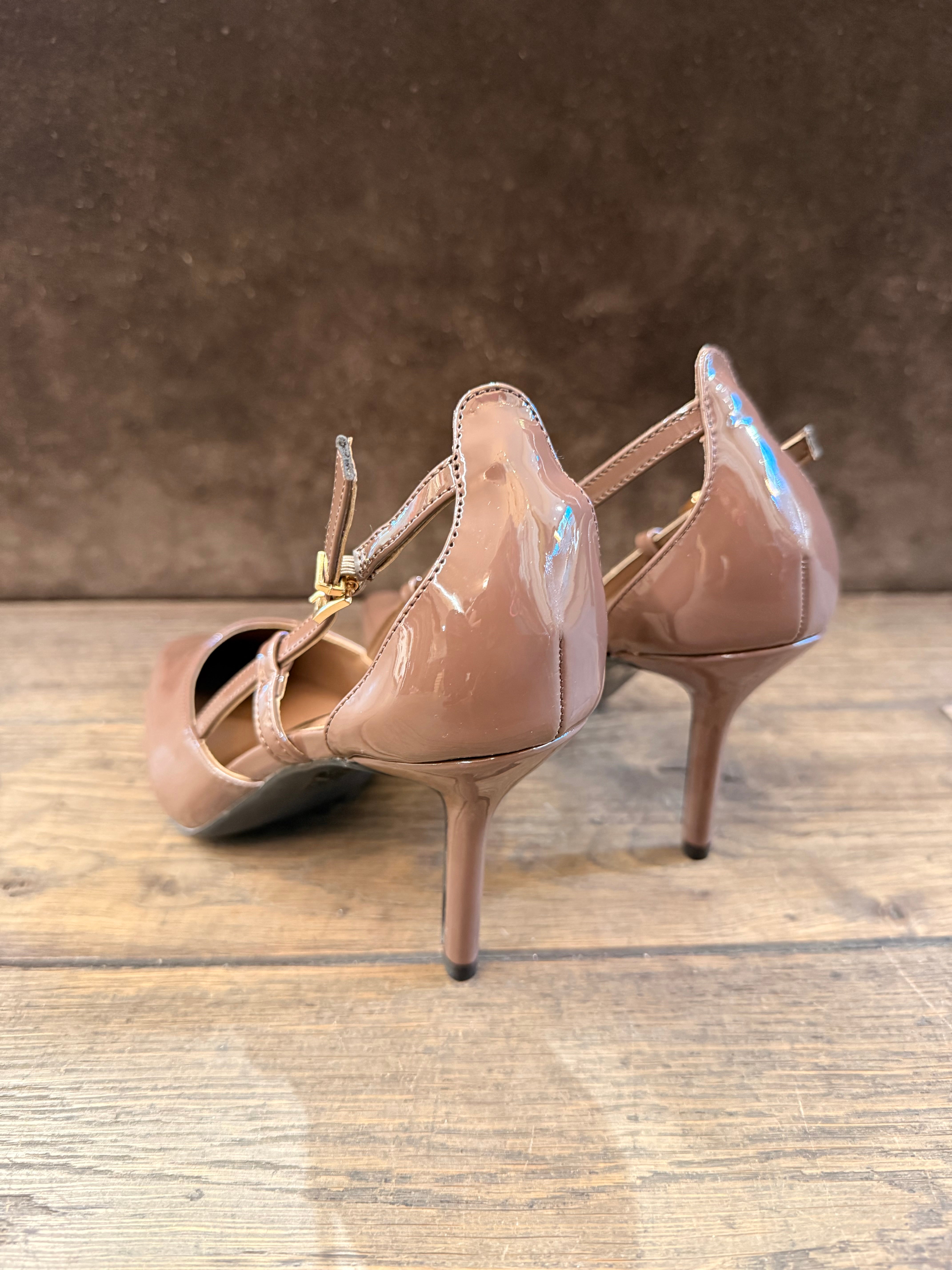 Linea Elle Decolte Marrone Nude Tacco 8 cm