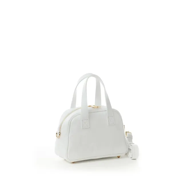 Sandro Barbera C12 borsa donna bianco pelle 21x15