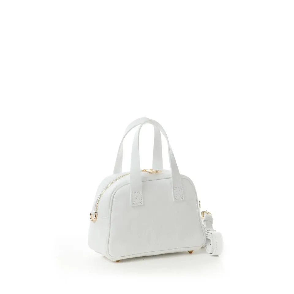 Sandro Barbera C12 borsa donna bianco pelle 21x15