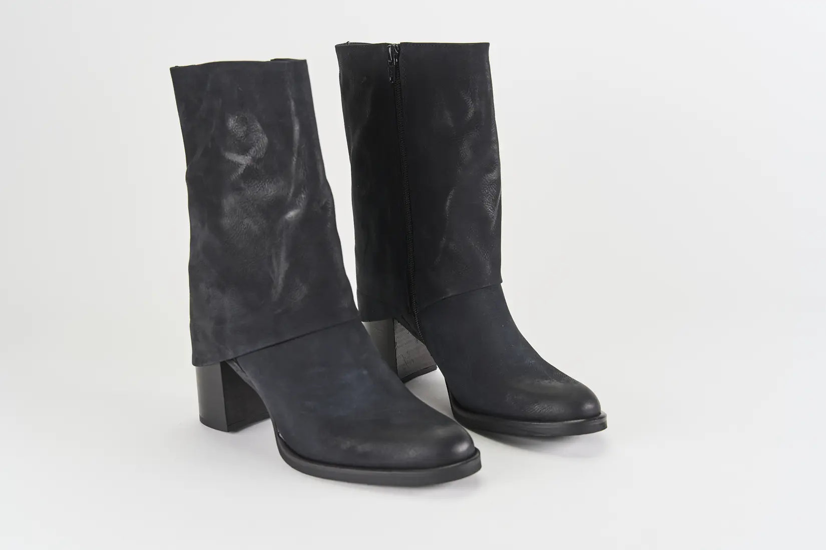 Sandro Barbera Carola 12 stivaletto donna nero tacco 7 cm
