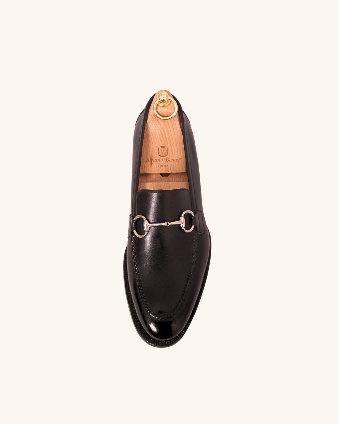 Stefano Bemer Loafers C1060 mocassini pelle neri horsebit