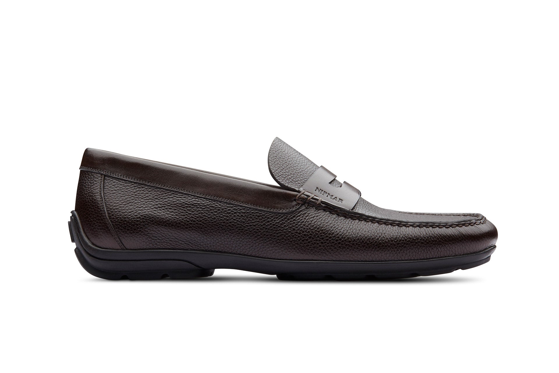 Nipmar Mocassini E21/1008 loafer marrone vitello gomma