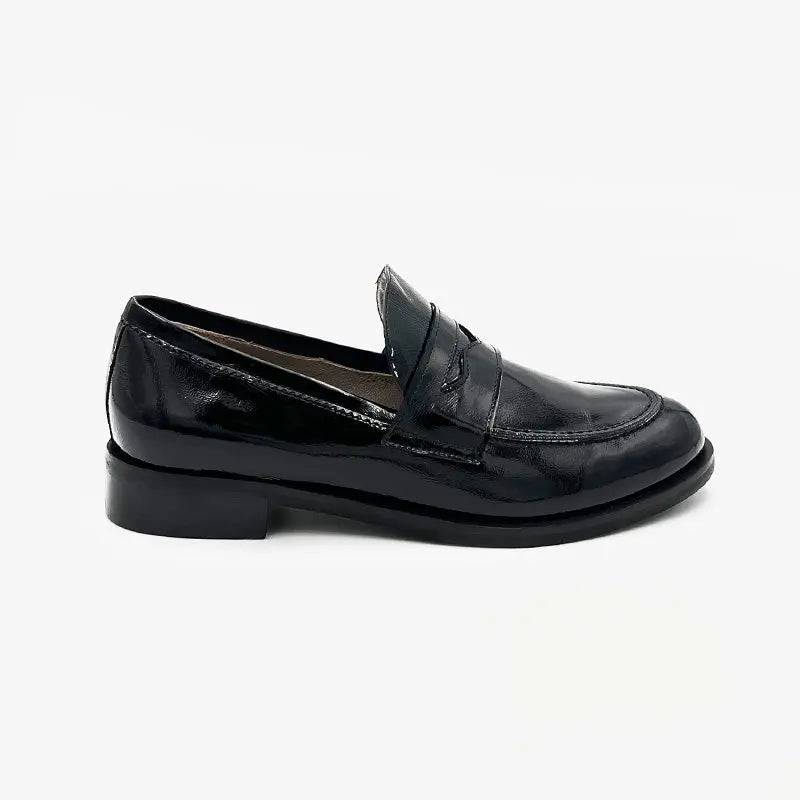 Sandro Barbera Stringate Donna 663 mocassino nero vernice