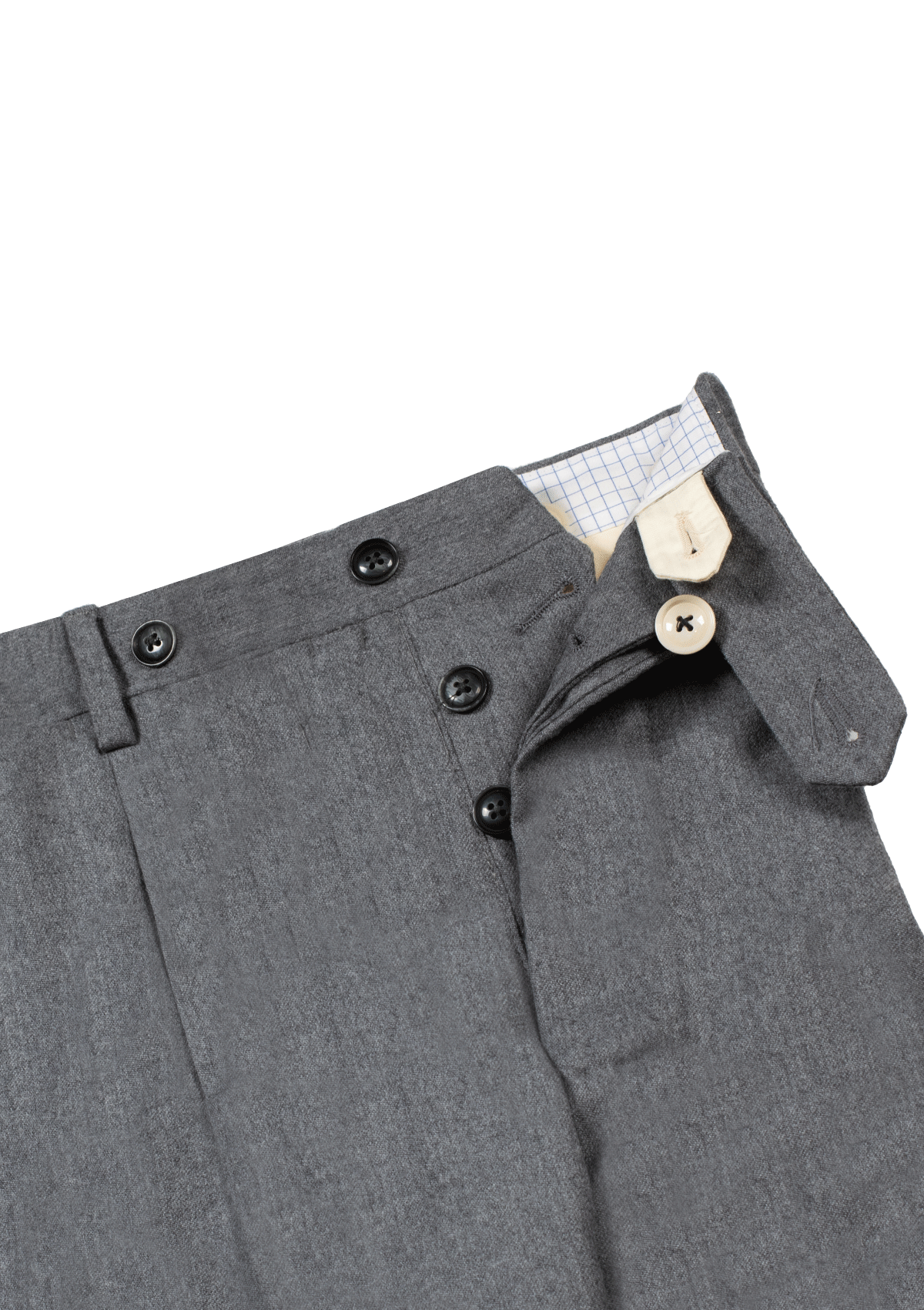 Stefano Bemer Trousers SV3051 Pantaloni Lana Grigio Chiaro