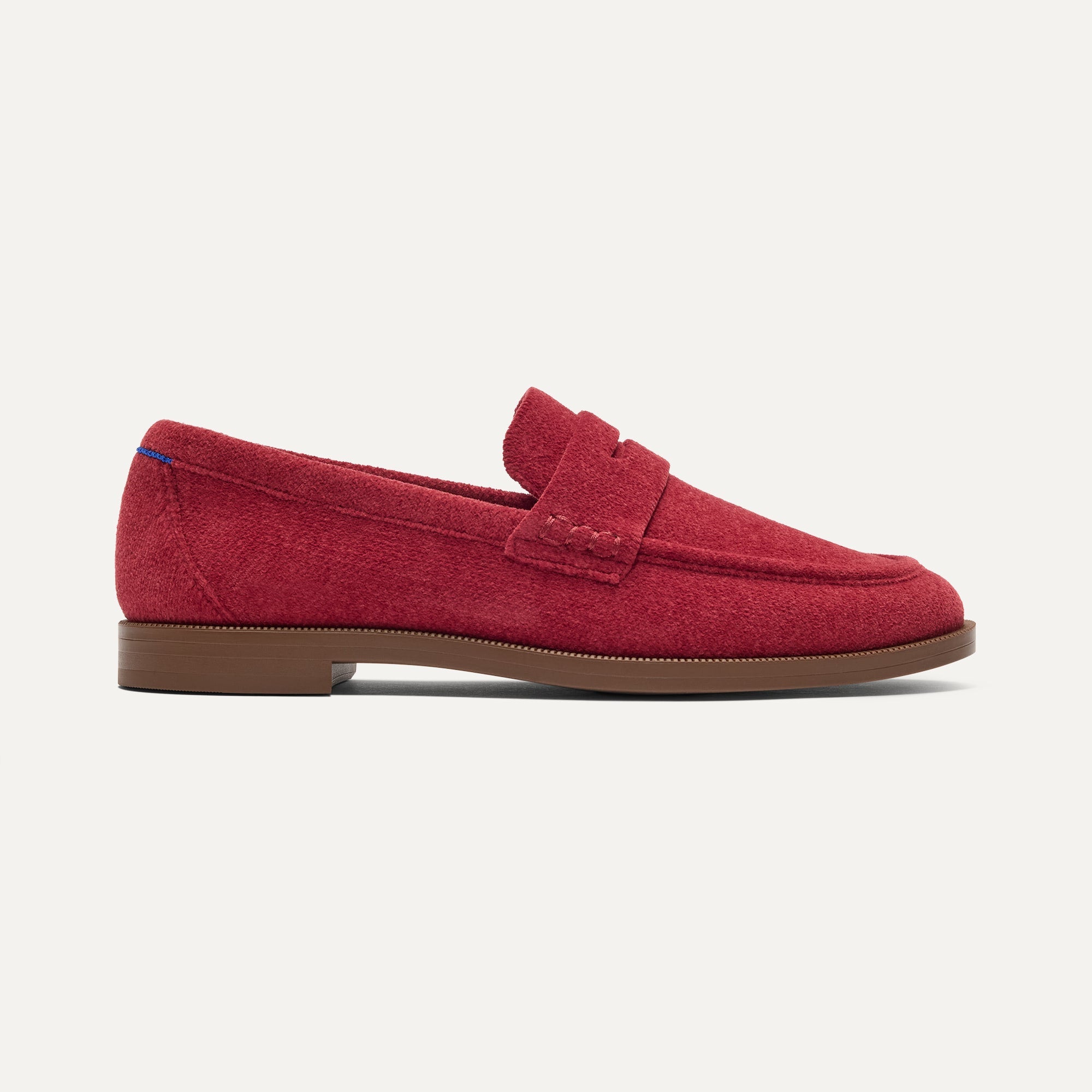 Rothy's The Penny Loafer mocassini ReVelvet Ruby rossi