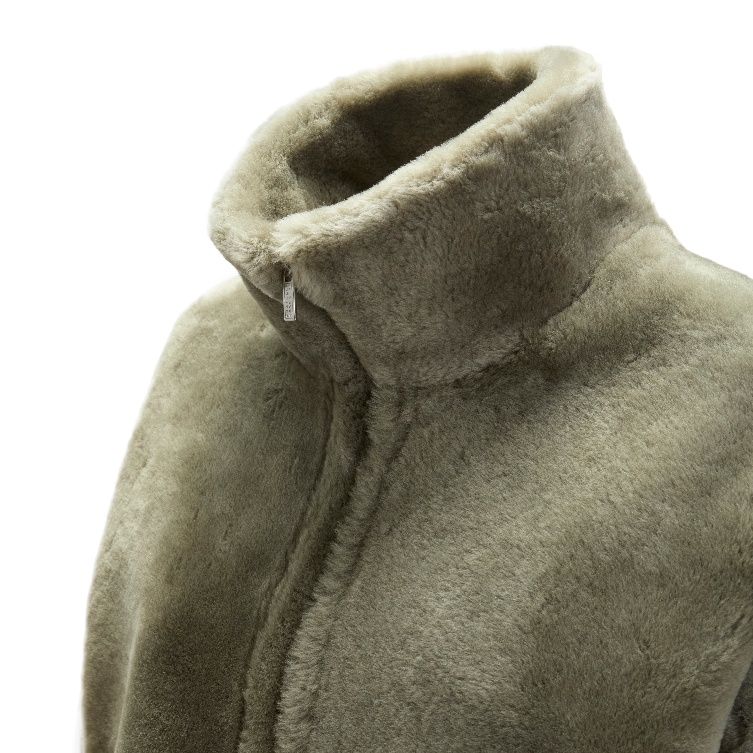 F.lli Rossetti 98419 giubbino donna shearling verde eucalipto