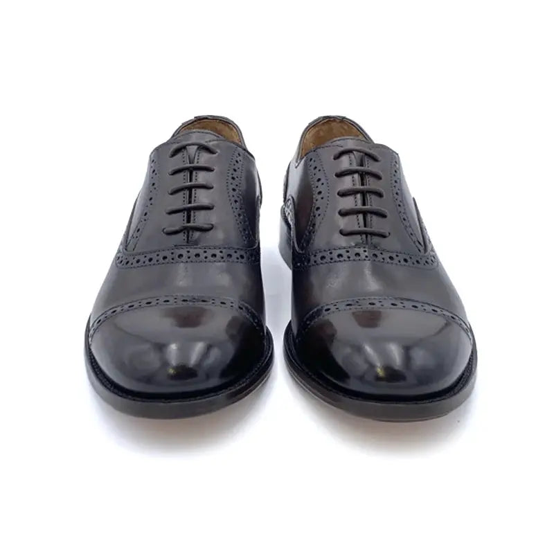Sandro Barbera 44204 Oxford Half Brogue Uomo Cioccolato Pelle