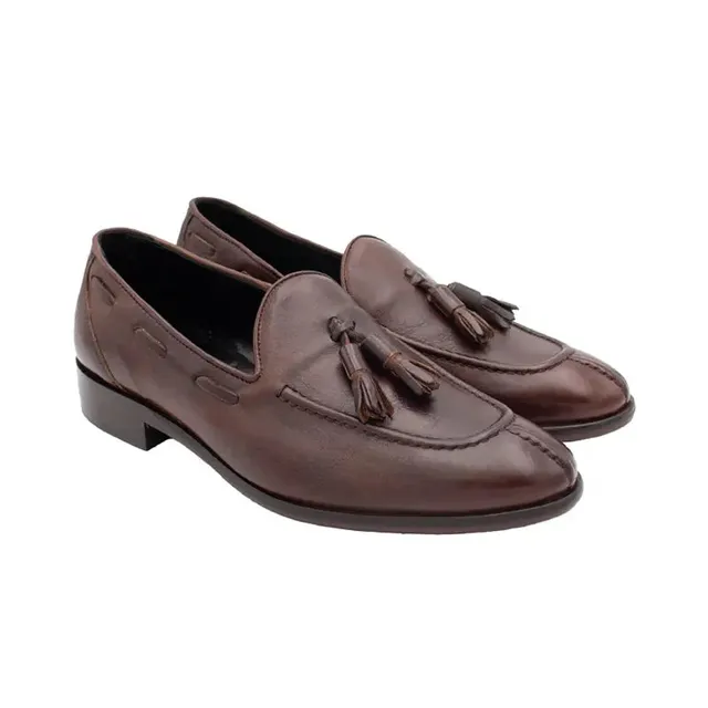 Sandro Barbera & Figli 5786 Mocassino Uomo Moro Pelle Lavata 45