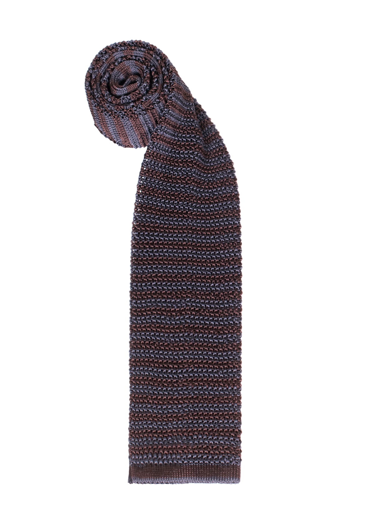 Stefano Bemer Ties SV5005 cravatta seta marrone righe micro