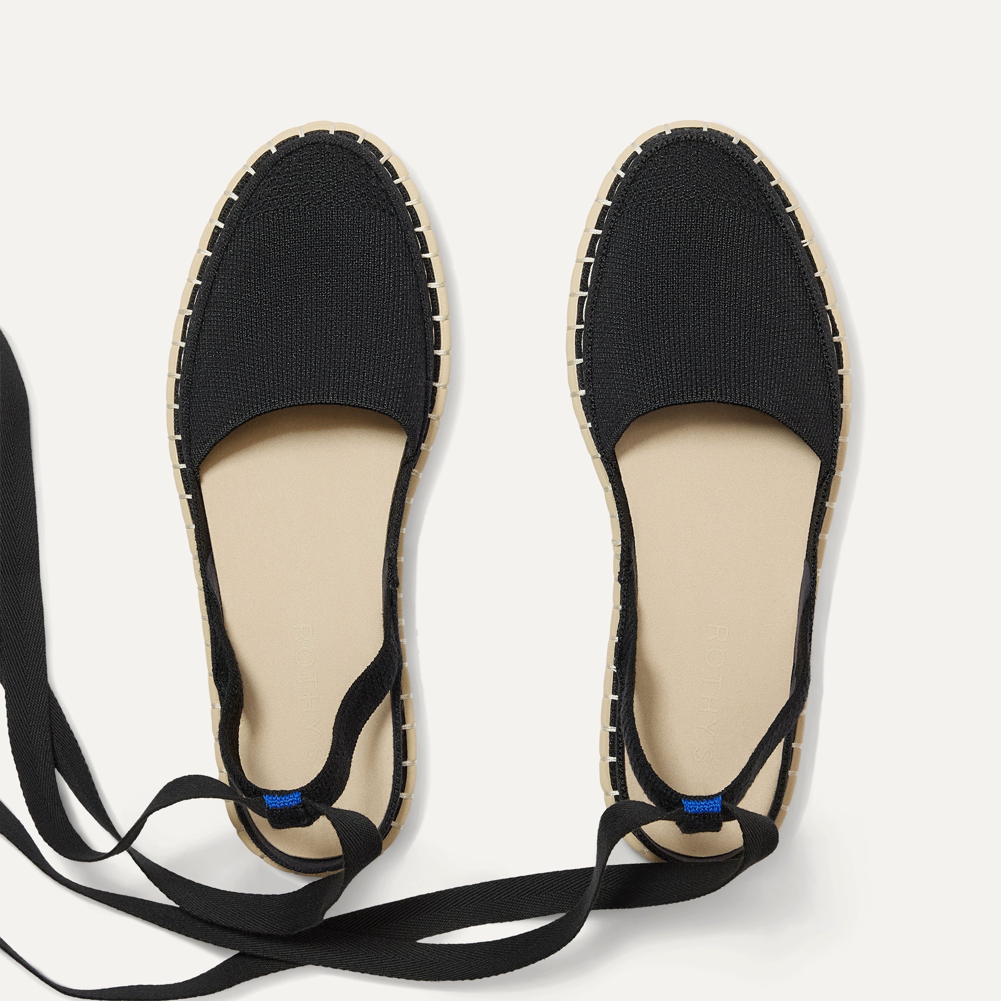 Rothy's Flats The D'Orsay Espadrille Ballerine Nero