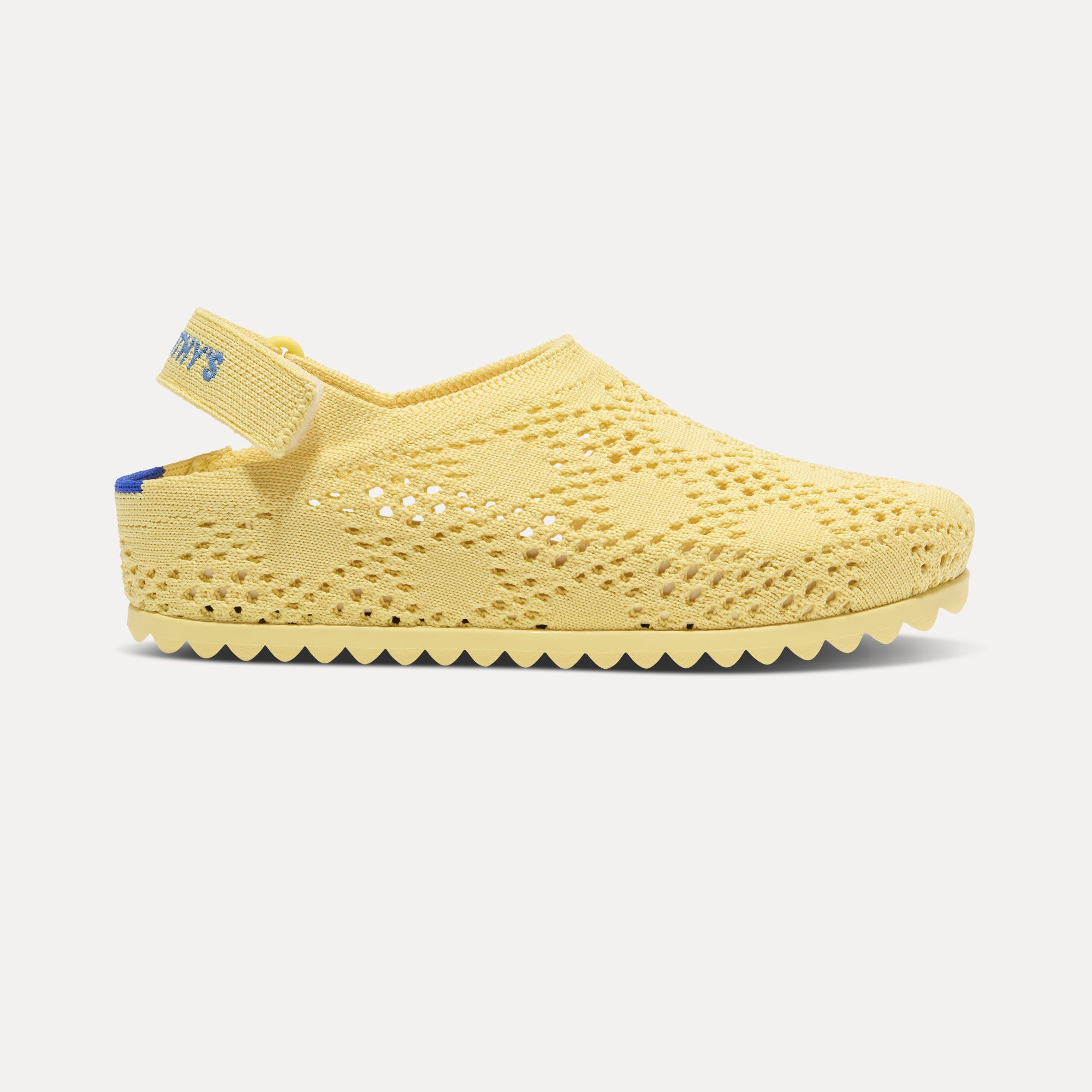 Rothy's The Kids Clog zoccoli bimbo Sunny Crochet giallo
