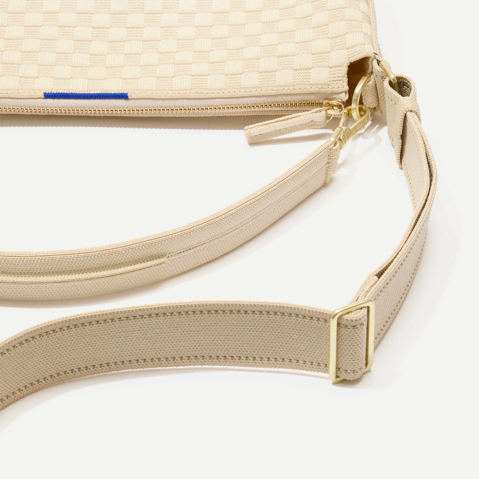 Rothy's Mini Zip Bucket borsa White Sand secchiello avorio