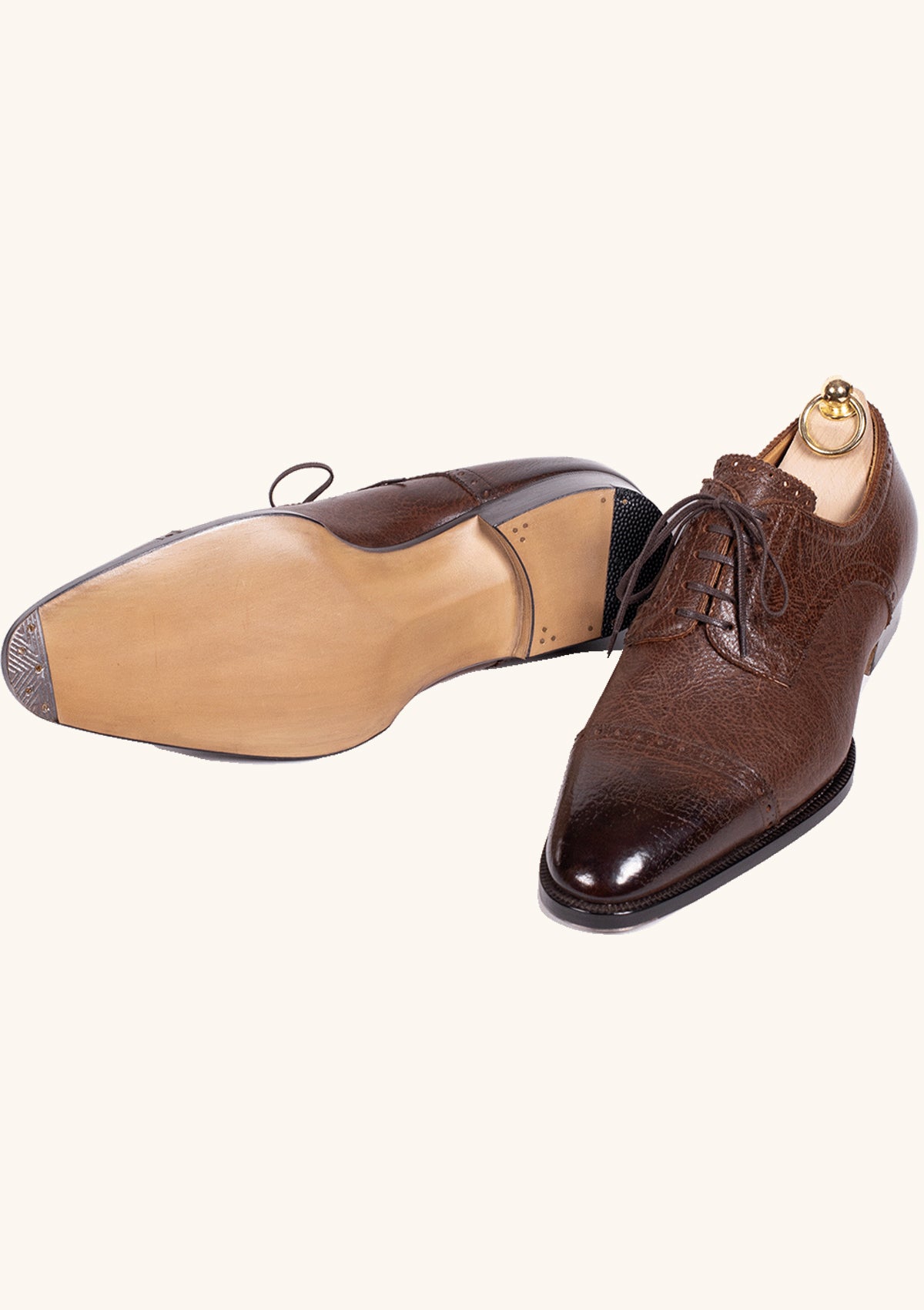 Stefano Bemer Derbies T5450 scarpe kudu marrone 40.5