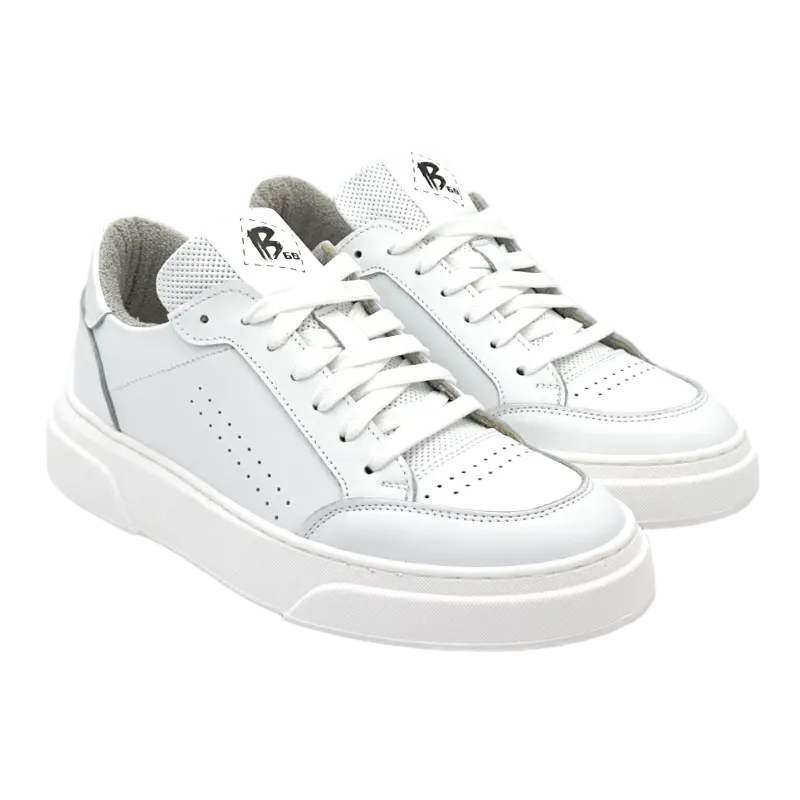 B68 Dope sneaker uomo pelle bianca EU 45