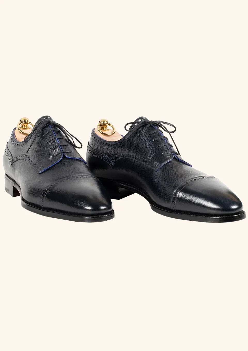 Stefano Bemer Derbies C5320 scarpe derby blu 44.5