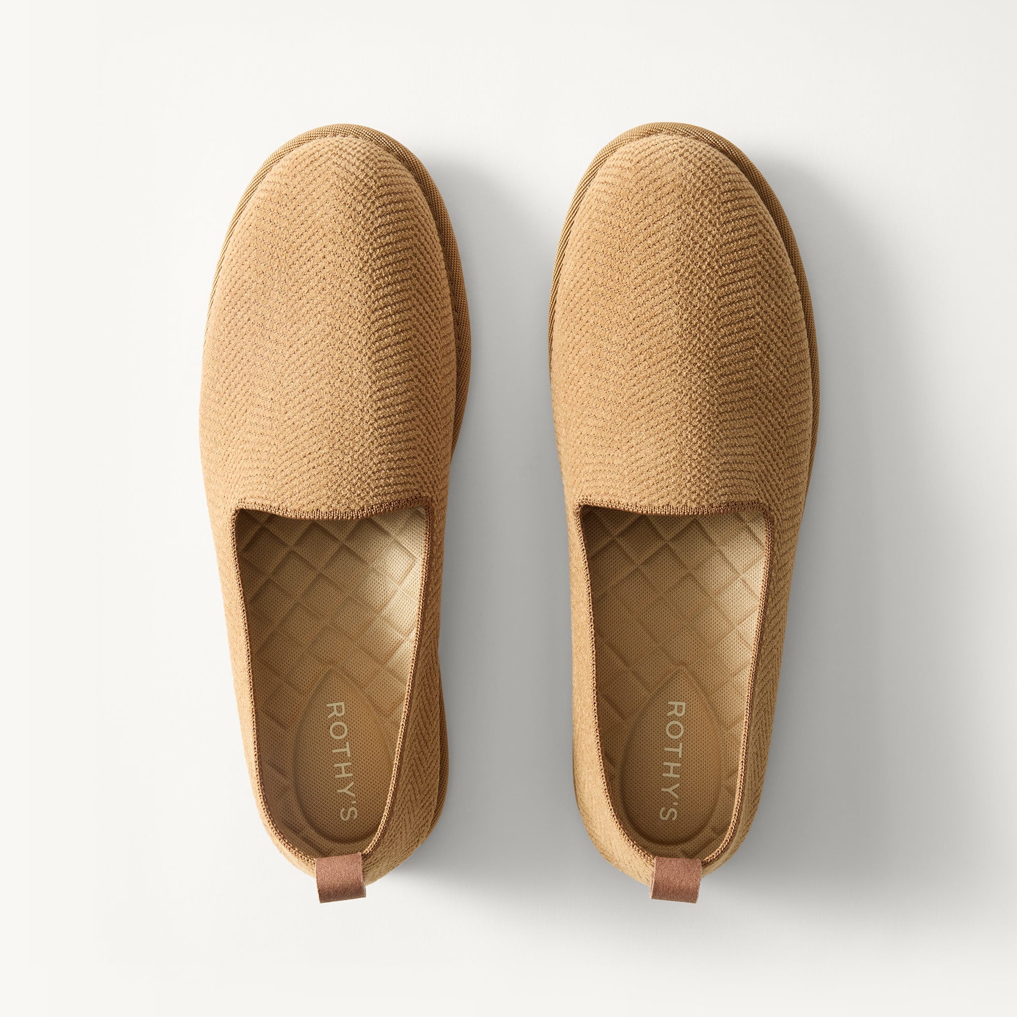 Rothy's The Men's Cruiser Loafer mocassini Pecan Herringbone spigato