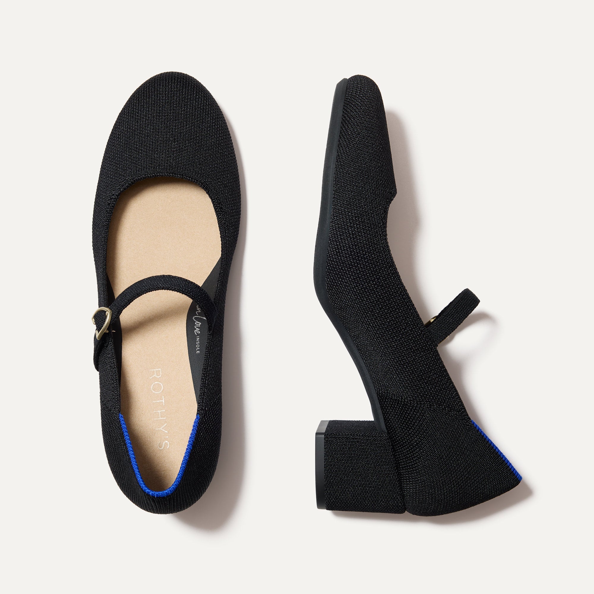 Rothy's Heels The Mary Jane Heel decollete nero tacco comodo