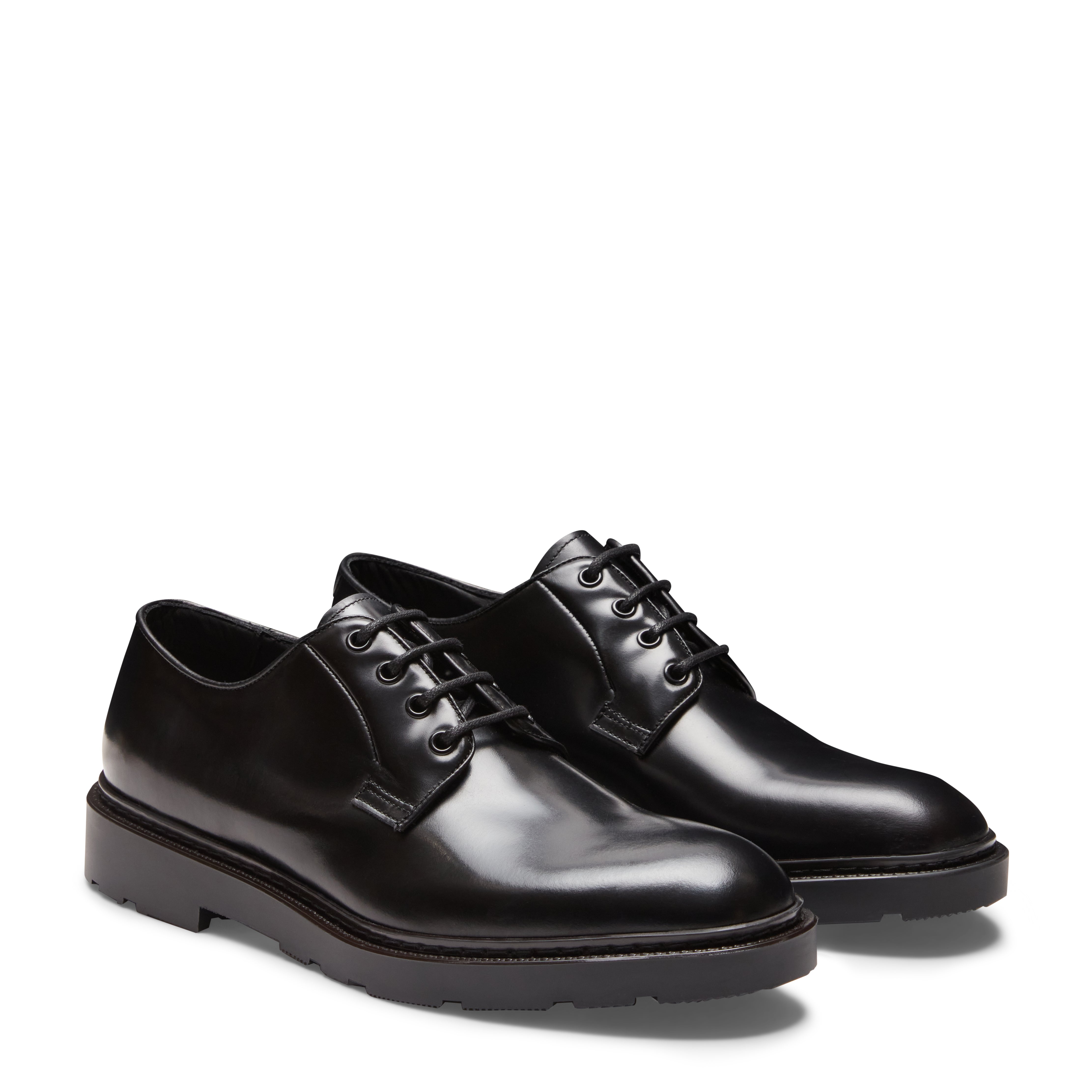 F.lli Rossetti 47208 Stringata Derby Uomo Nero Pelle