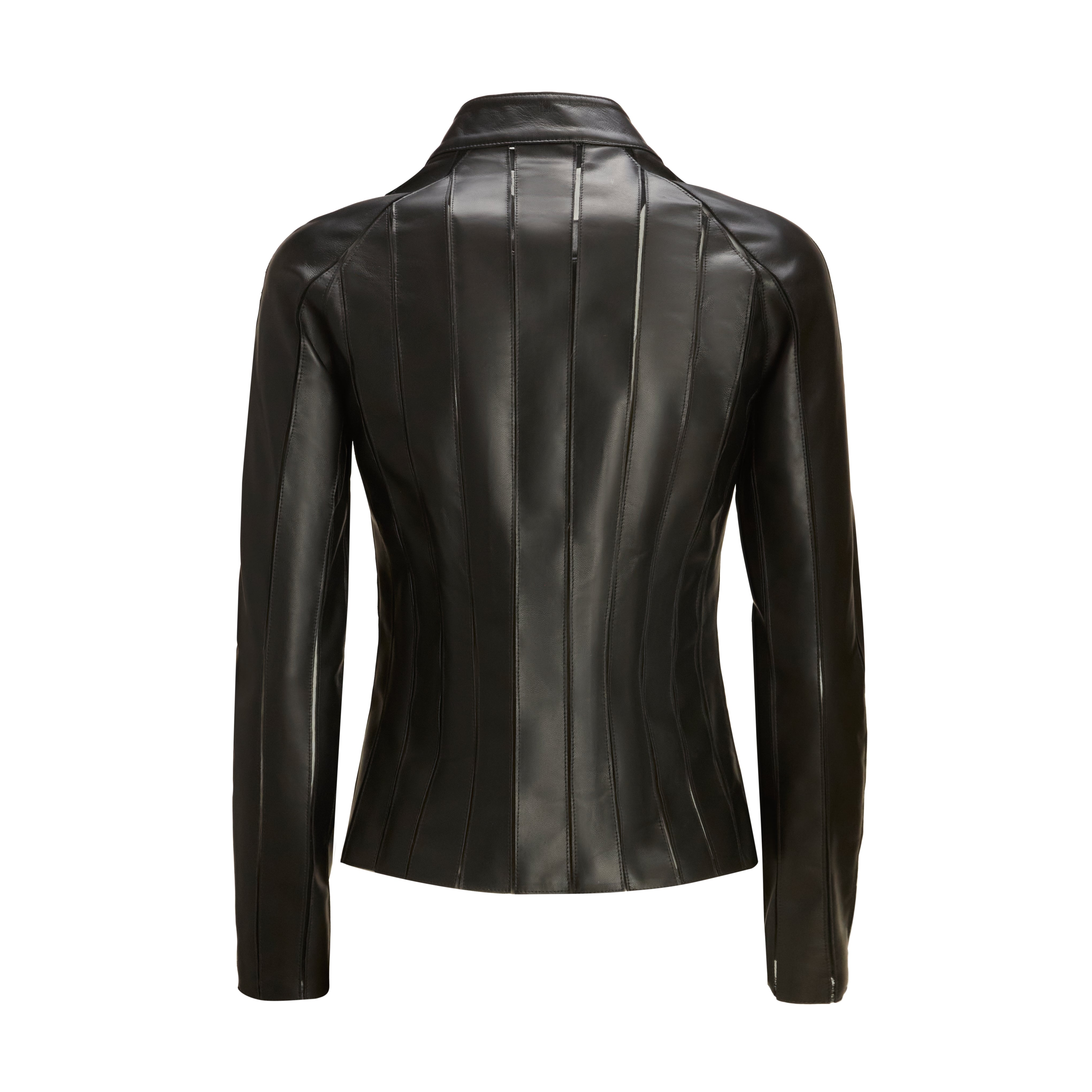 F.lli Rossetti 98403 Giubbino Donna Pelle Nappa Nera