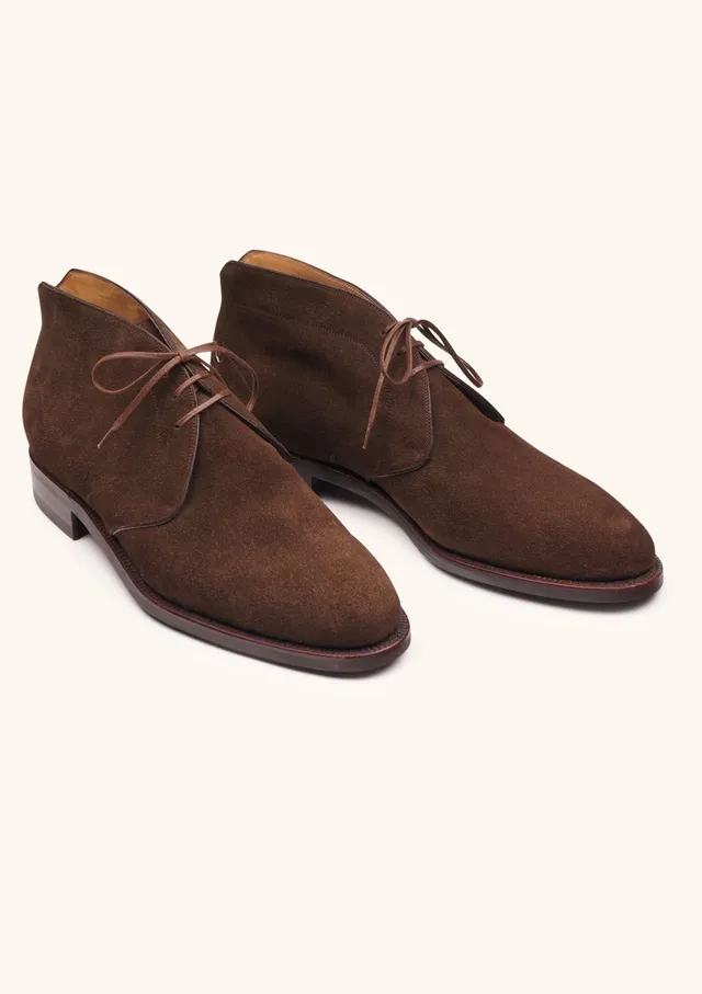 Stefano Bemer Boots Chukka Camoscio Marrone C7000V1