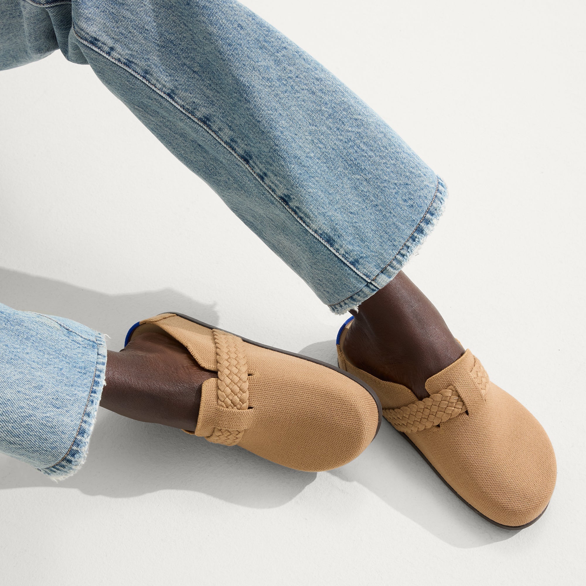 Rothy's The Braid Clog zoccoli donna Butternut lana merino