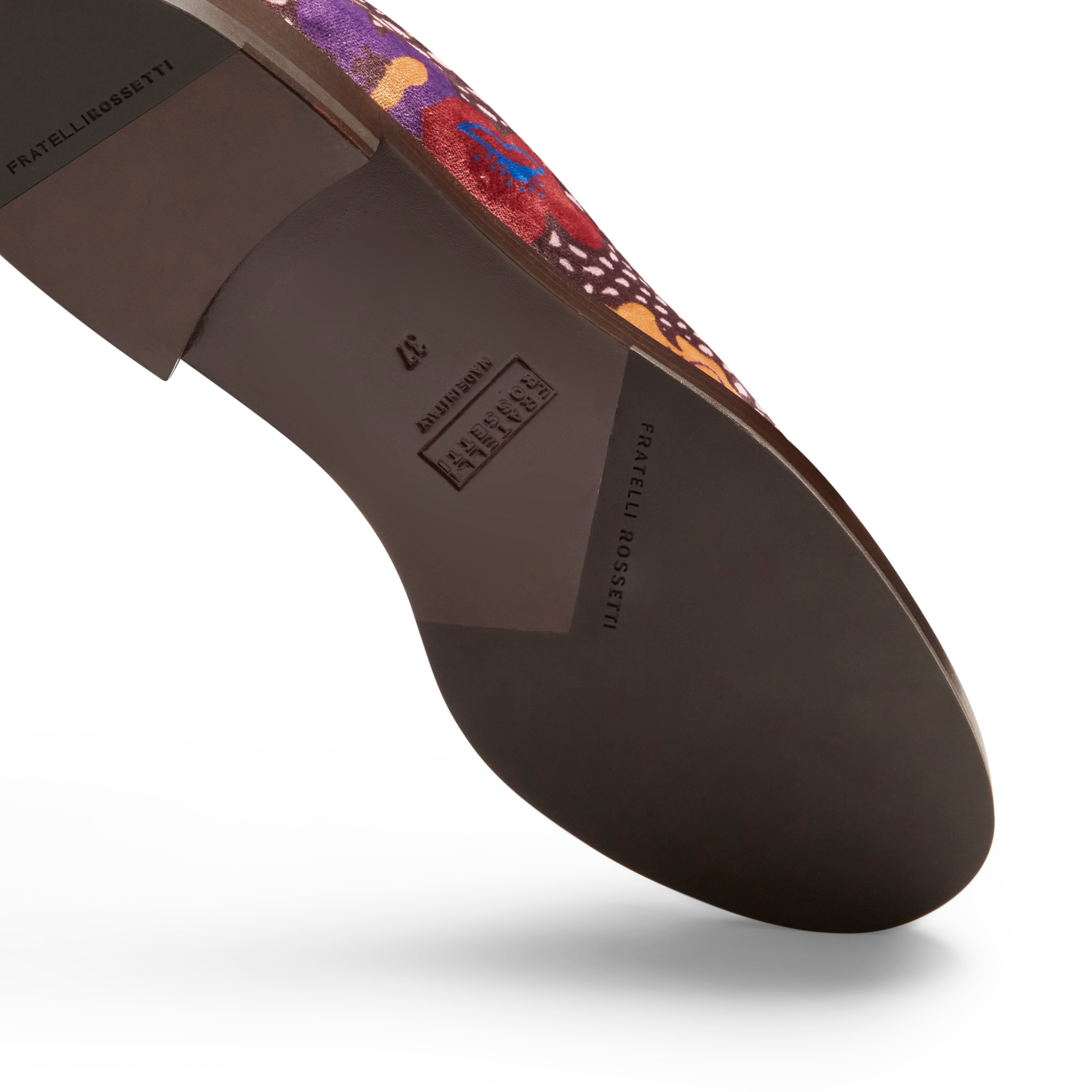 F.lli Rossetti Brera 68367 mocassino bordeaux ricamato