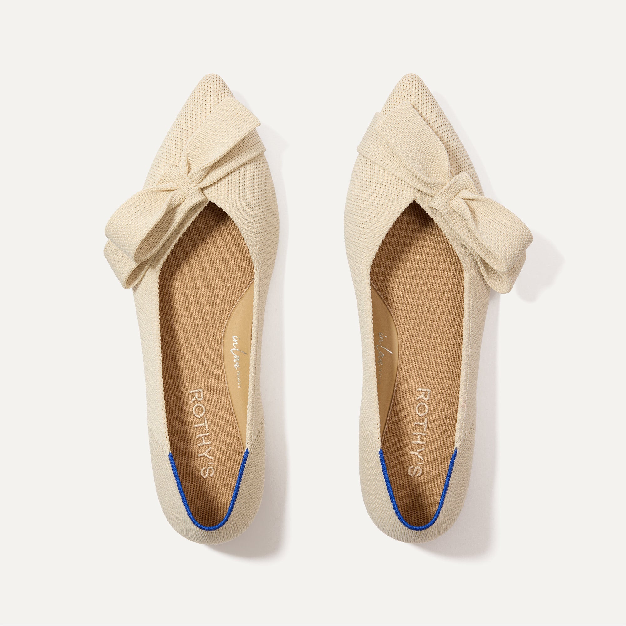 Rothy's Bow Point II ballerine Siren punta fiocco