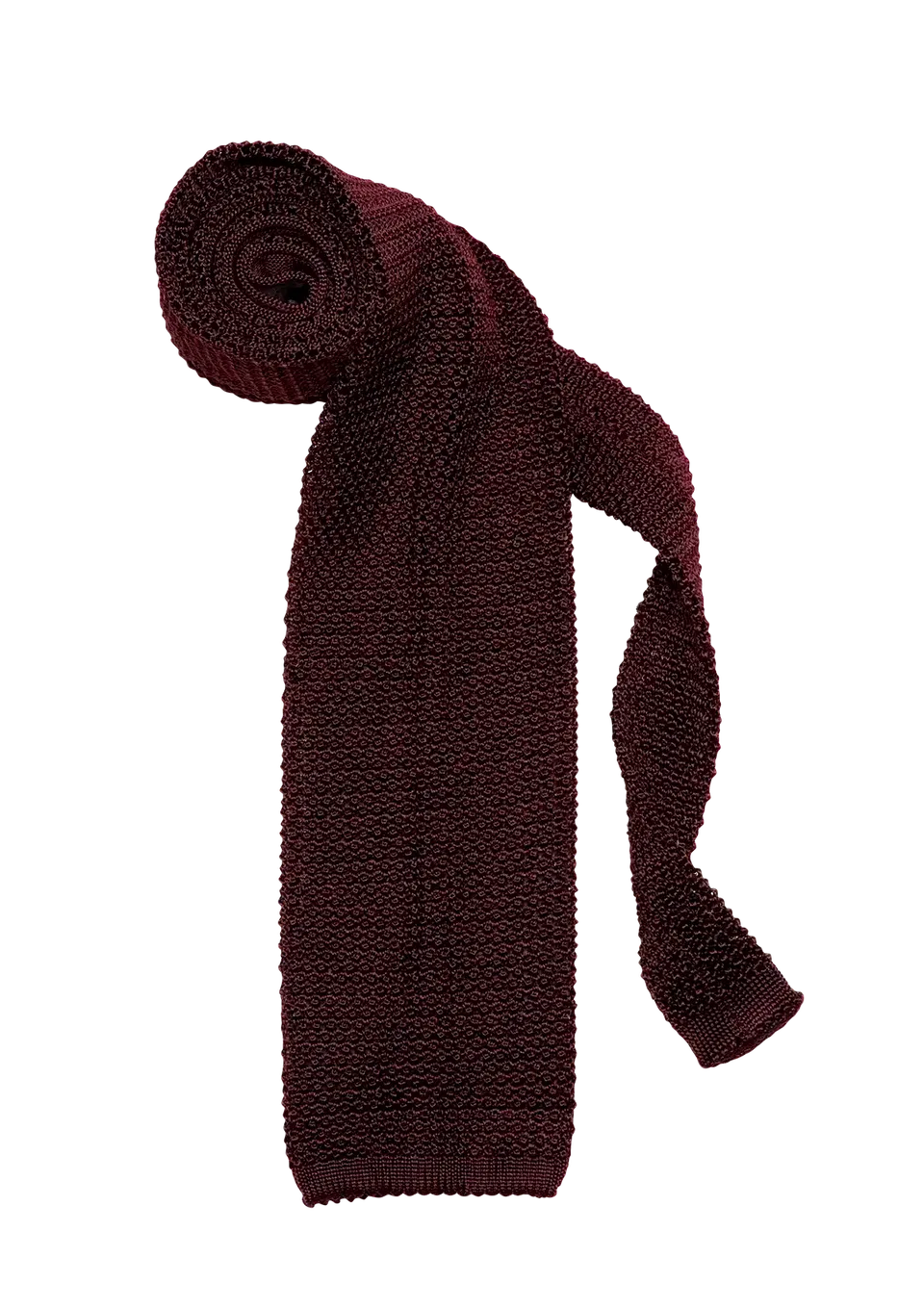 Stefano Bemer Ties cravatta seta bordeaux 8 cm