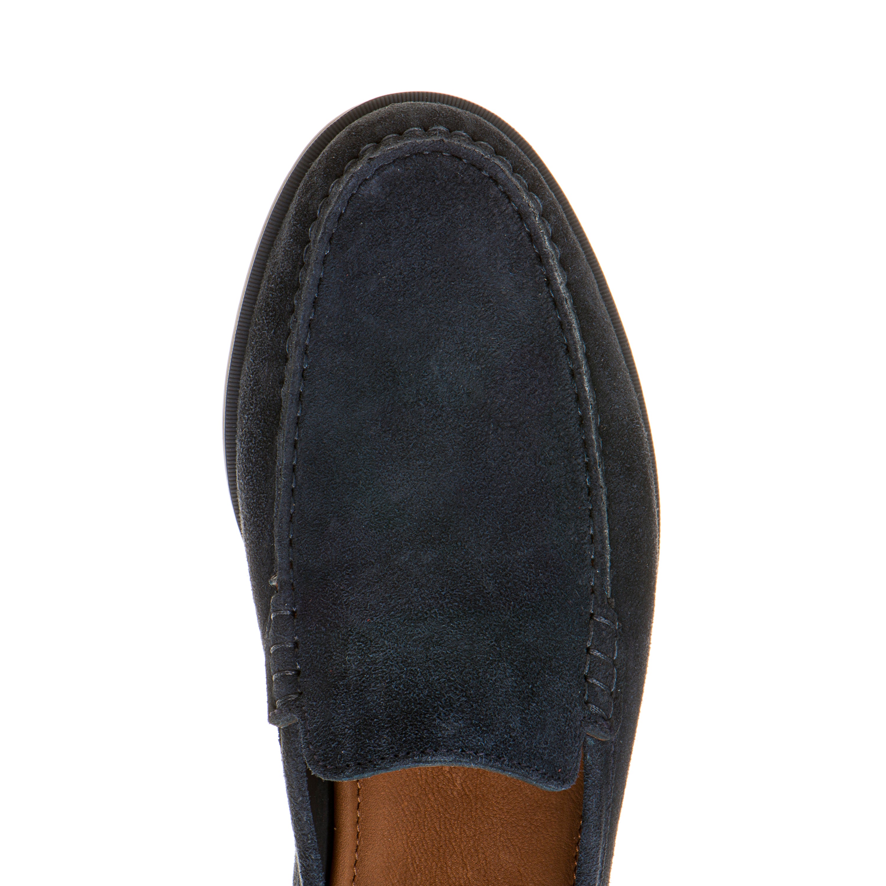F.lli Rossetti 13302 mocassino uomo suede blu marine