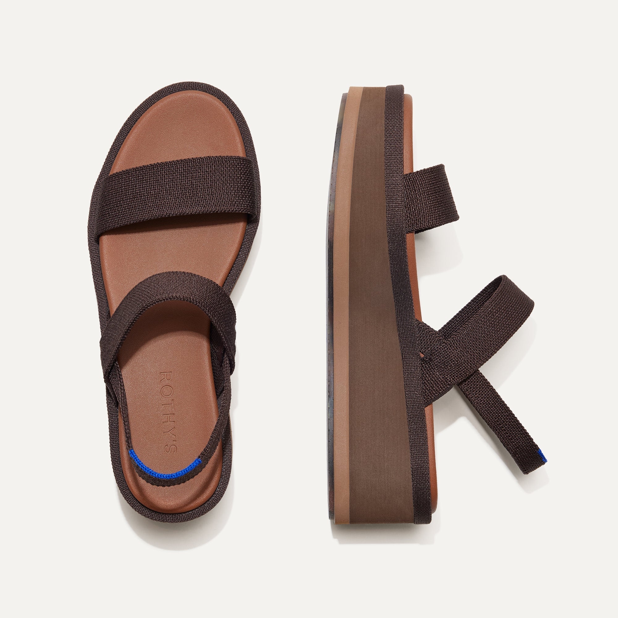 Rothy's Heels The Lightweight Wedge Sandal sandali Salt leggeri