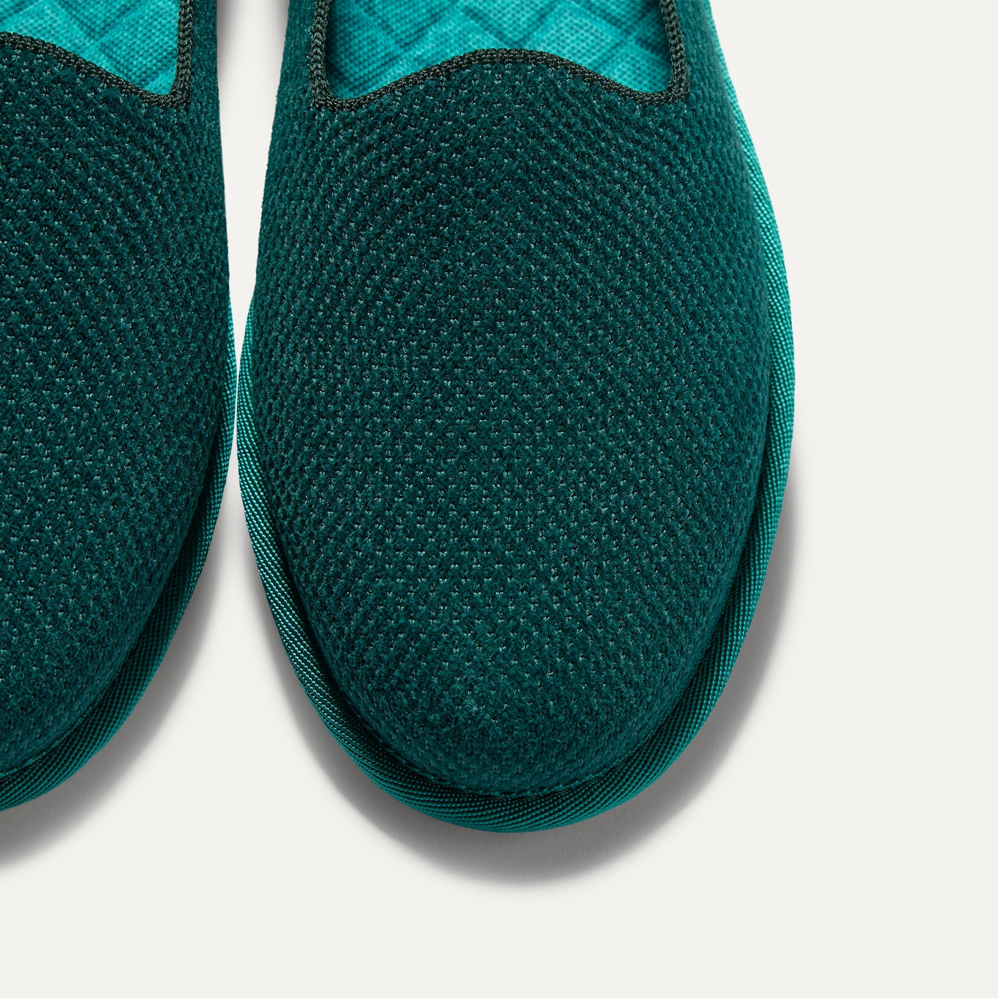 Rothy's Cruiser Loafer mocassini Everglade verde velluto