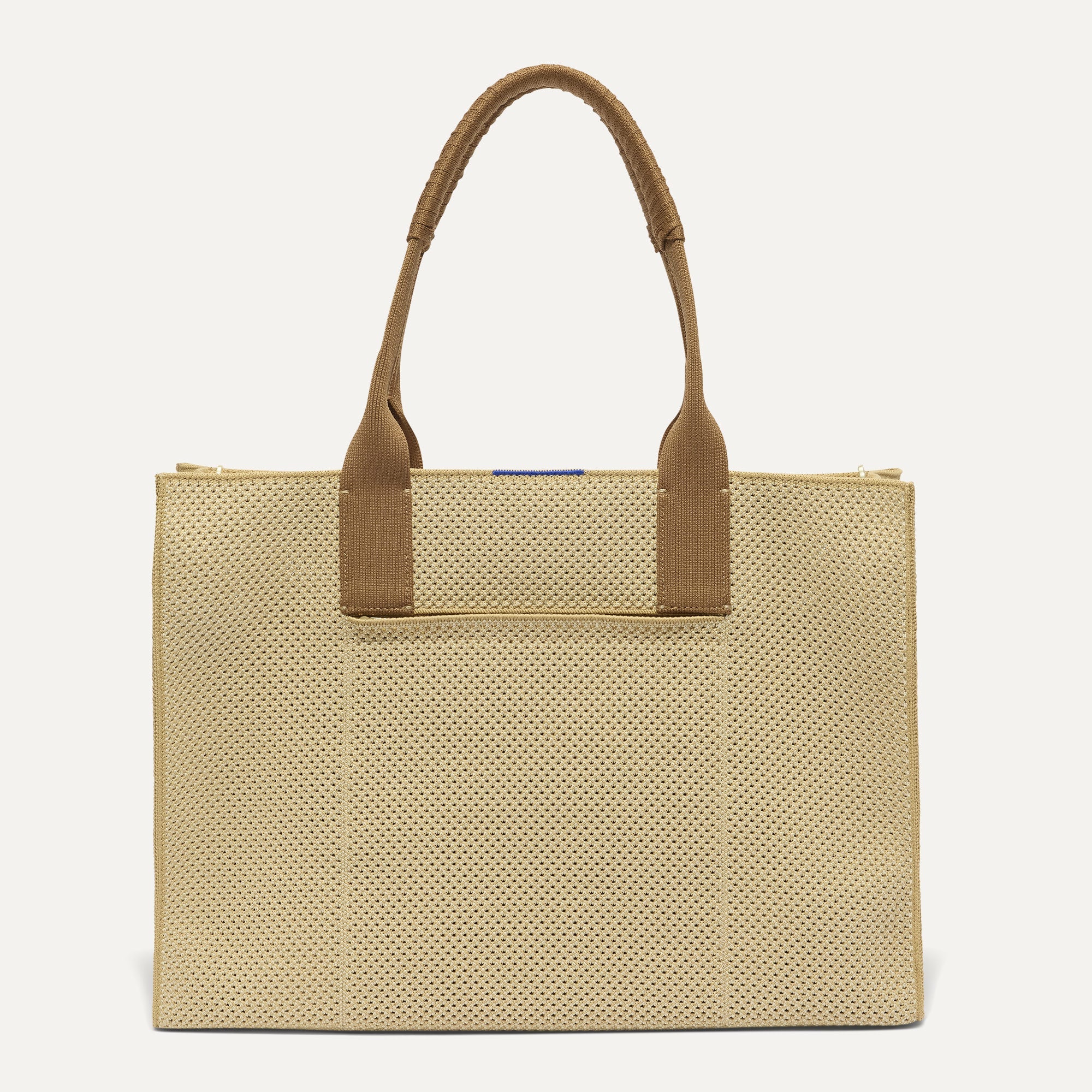 Rothy's The Classic Tote borsa Macadamia Open-Knit con zip