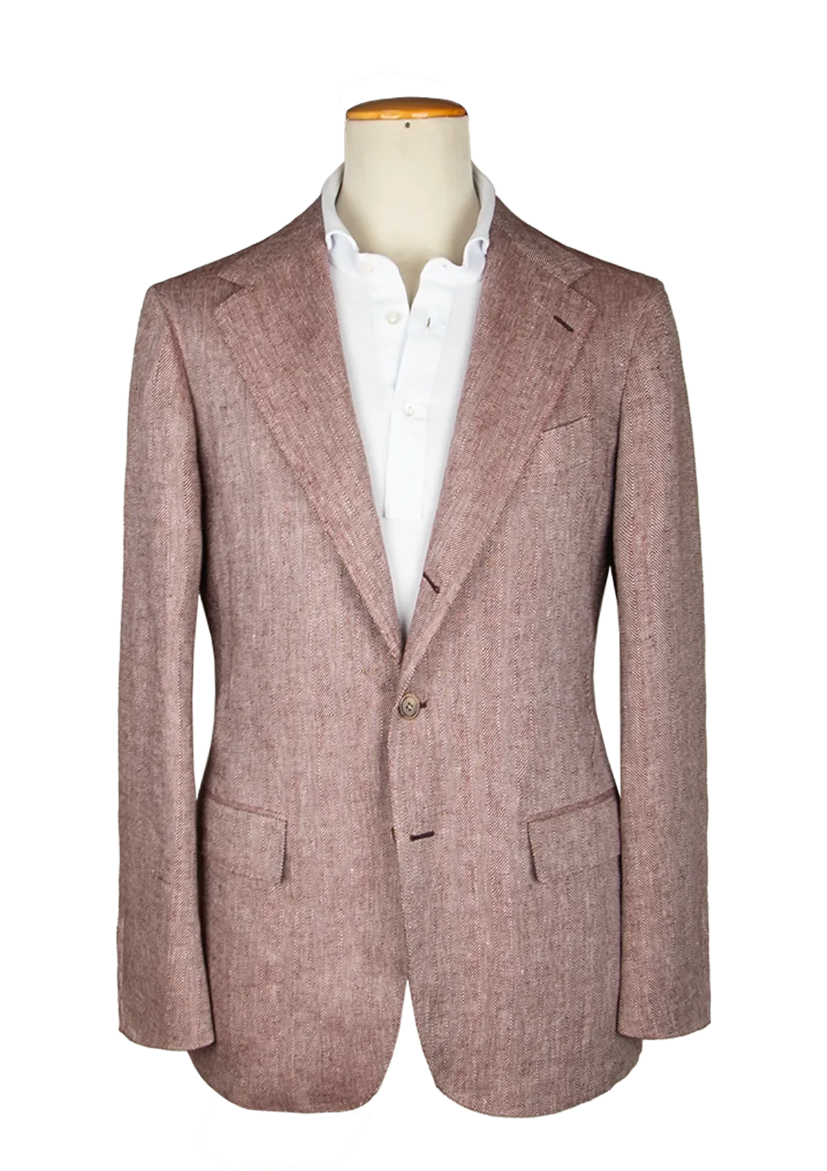 Stefano Bemer Blazers giacca lino rosé spigata SV2103