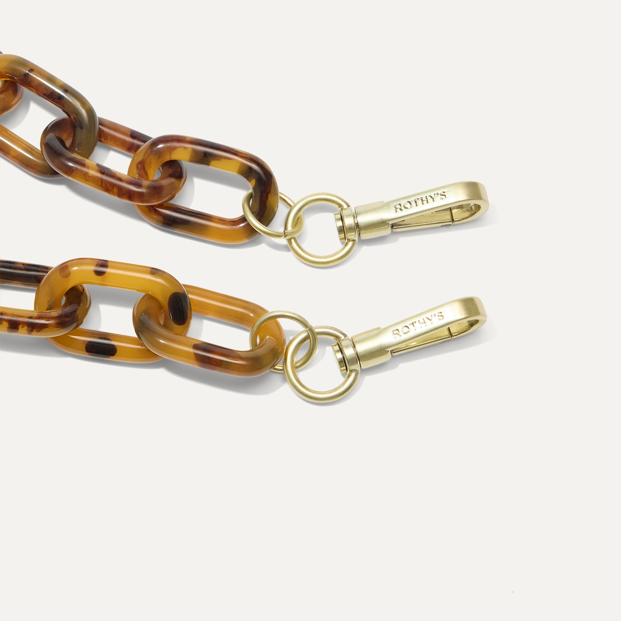 Rothy's The Shoulder Strap tracolla borsa Tortoise Chain 45 cm