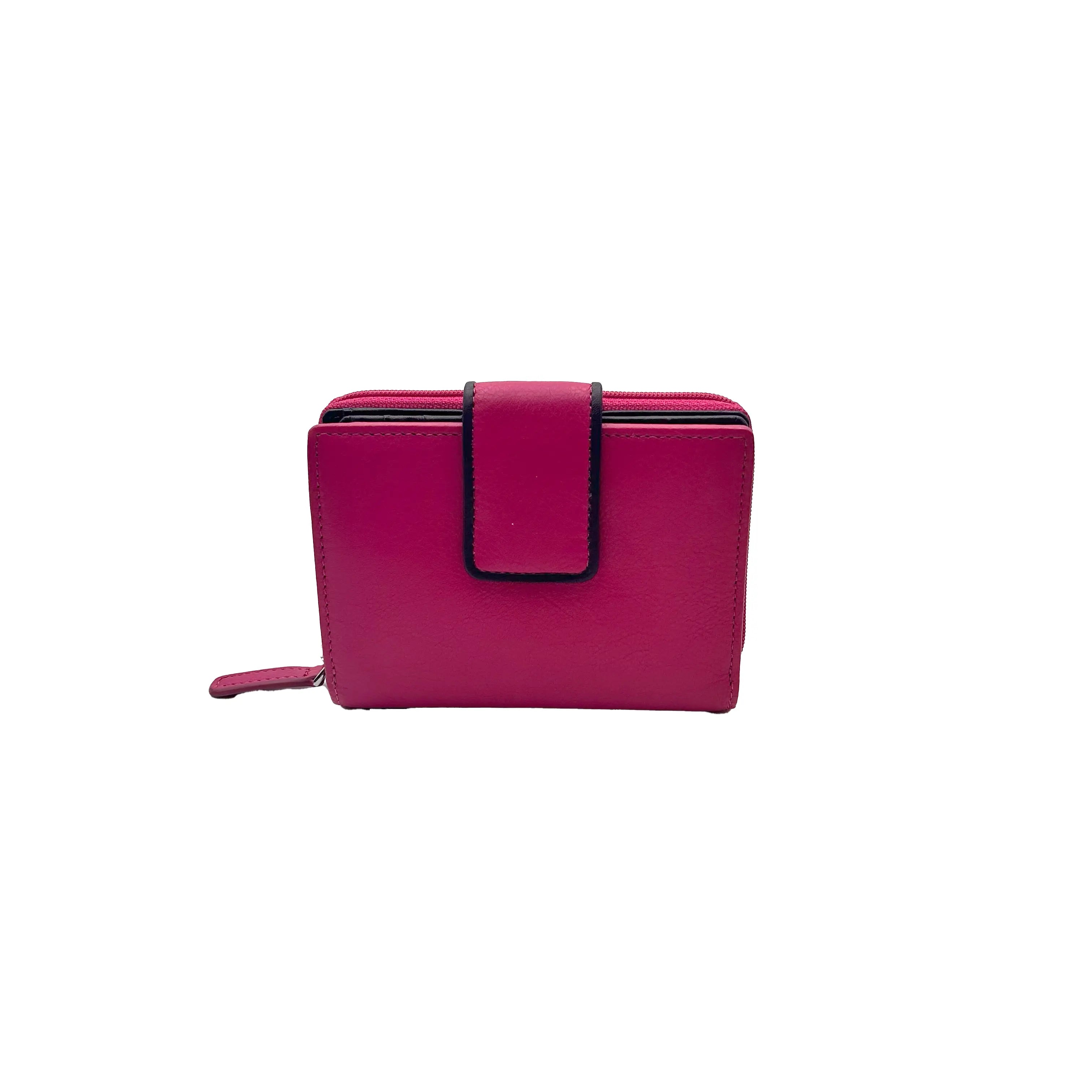 Sandro Barbera & Figli 8840 portafoglio donna pelle fucsia