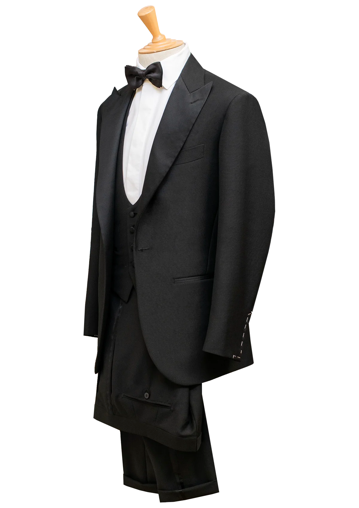 Stefano Bemer Suits Tuxedo Smoking lana nero uomo