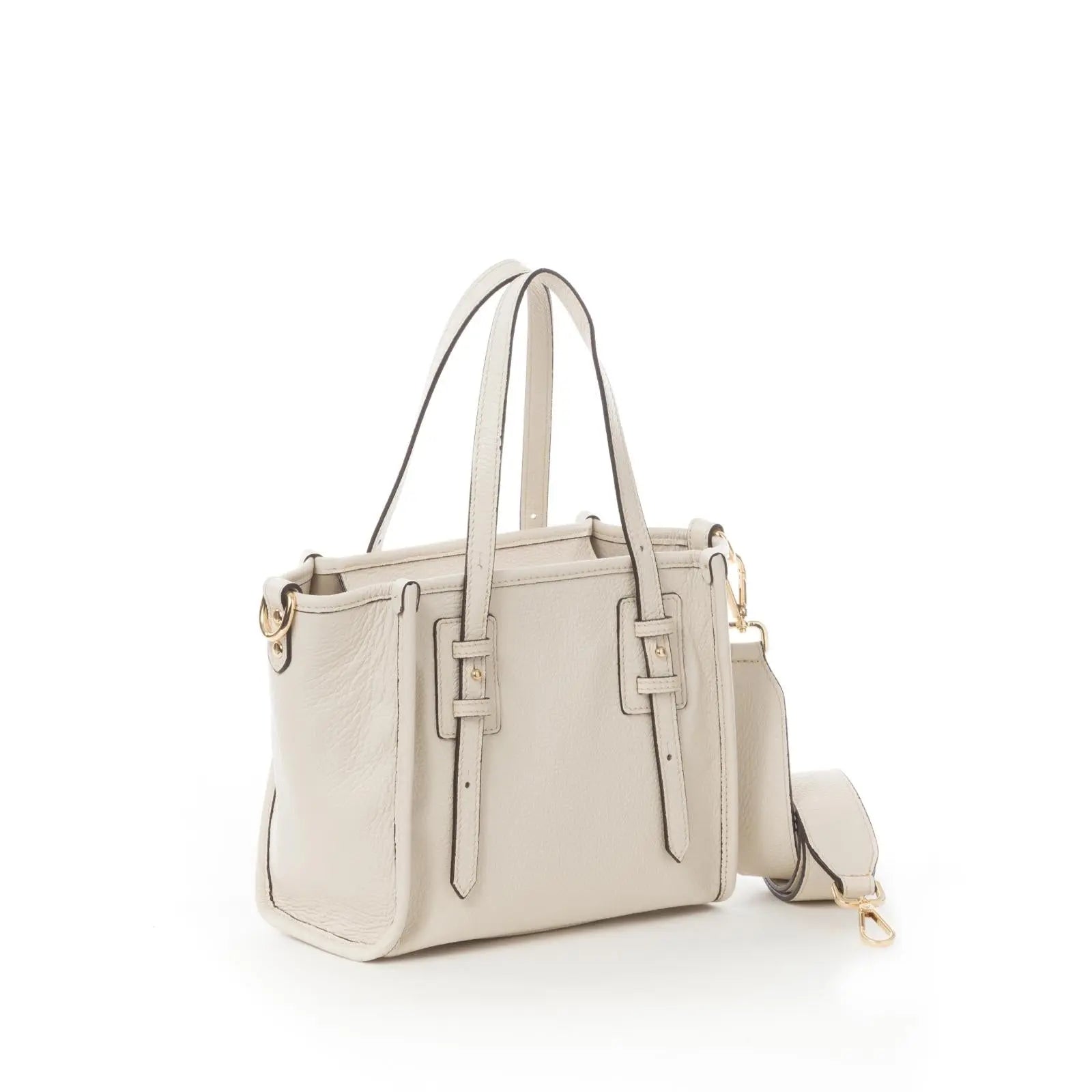 Sandro Barbera C20 borsa donna cream pelle bottalata