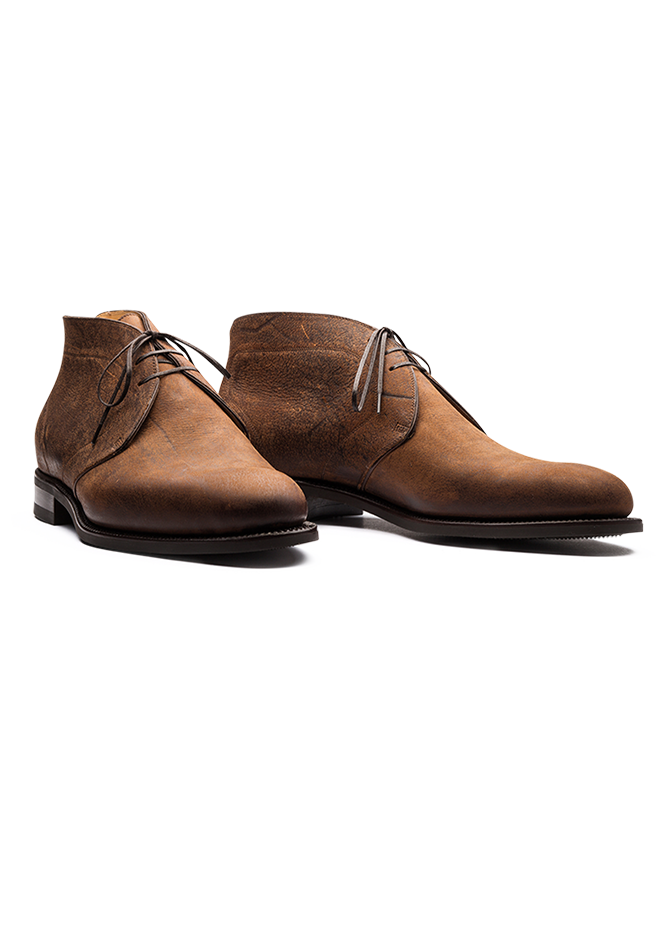 Stefano Bemer Boots Stivaletto Chukka Marrone Kudu C7000V1
