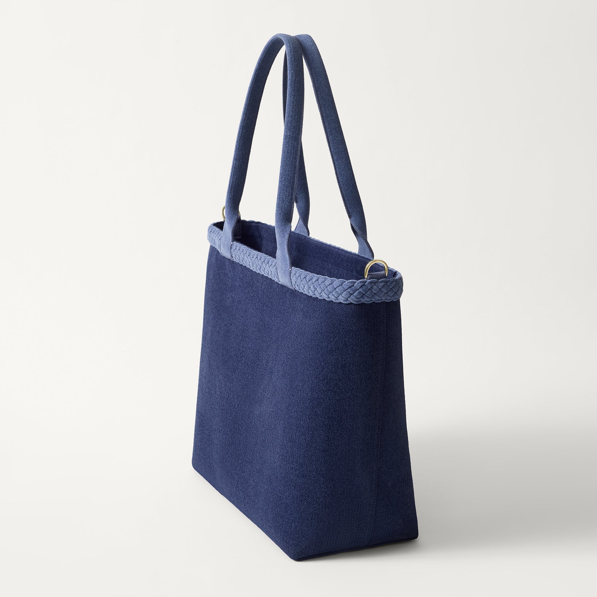 Rothy's Lightweight Zip Tote shopper Deep Navy con zip