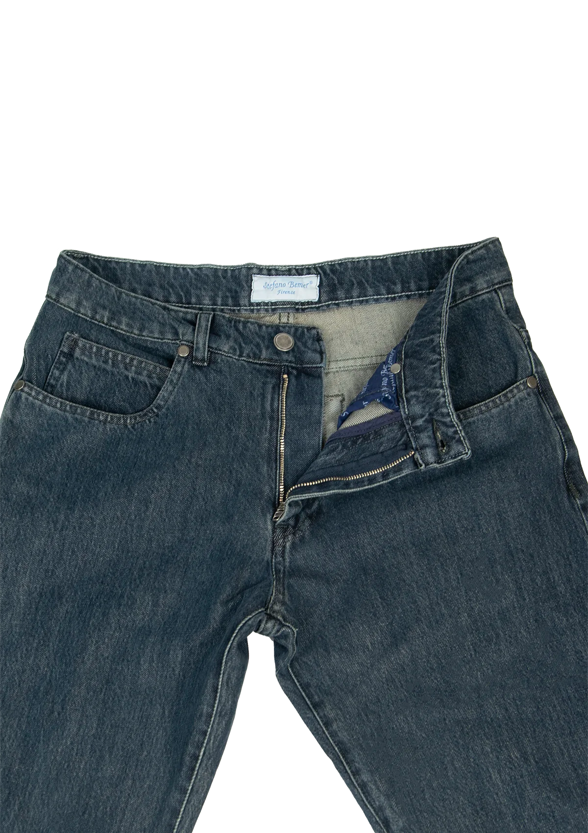 Stefano Bemer Trousers Jeans Uomo Tokyo Tea Wash SV3045