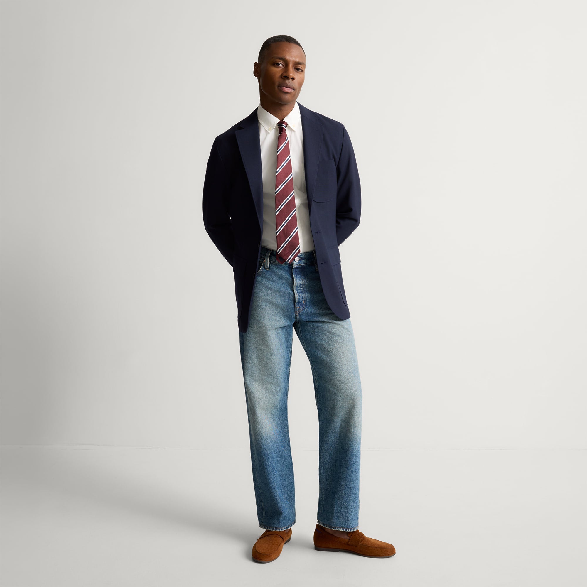 Rothy's The Ravello Penny Loafer mocassini uomo marrone scamosciato