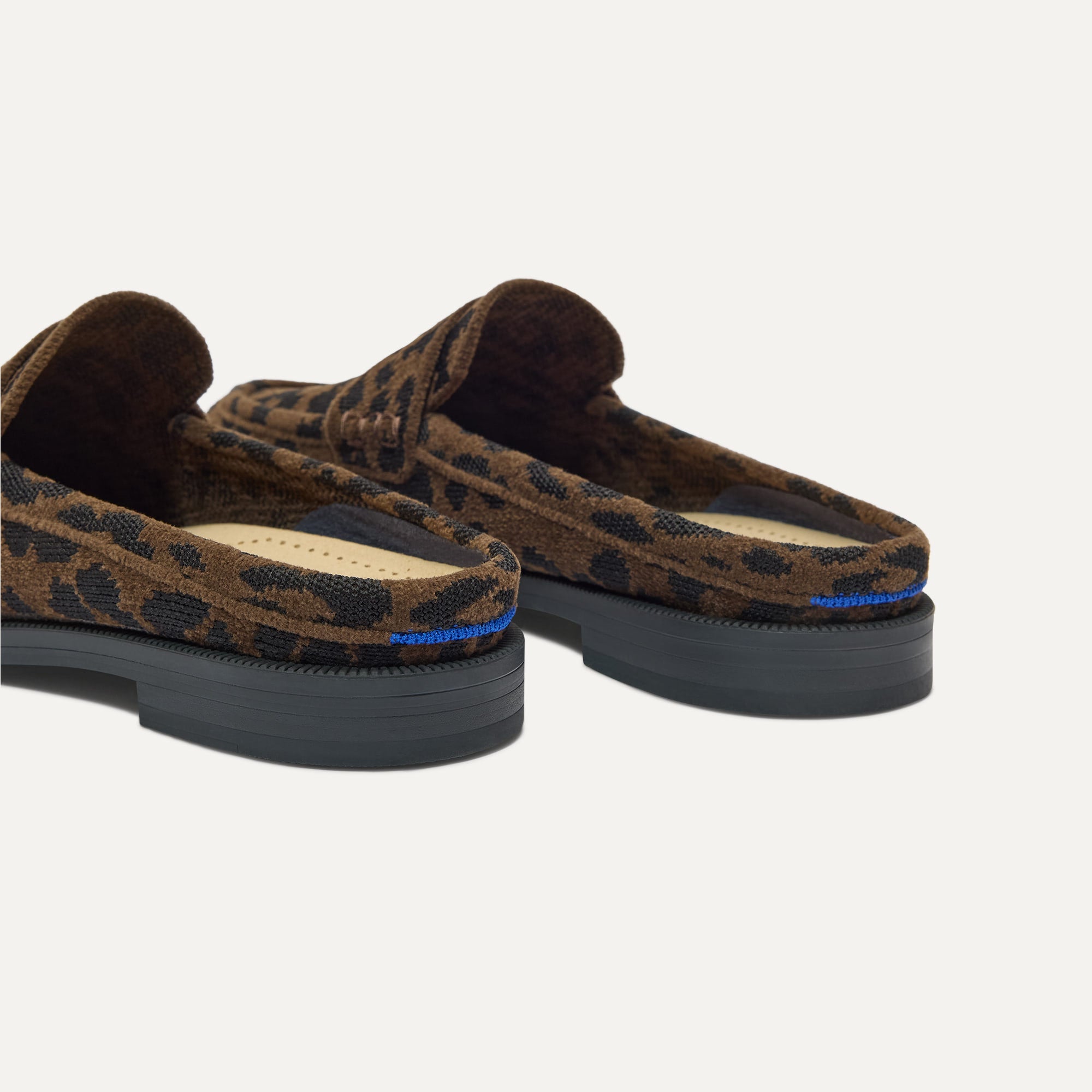 Rothy's The Penny Loafer Mule mocassini cheetah maculati