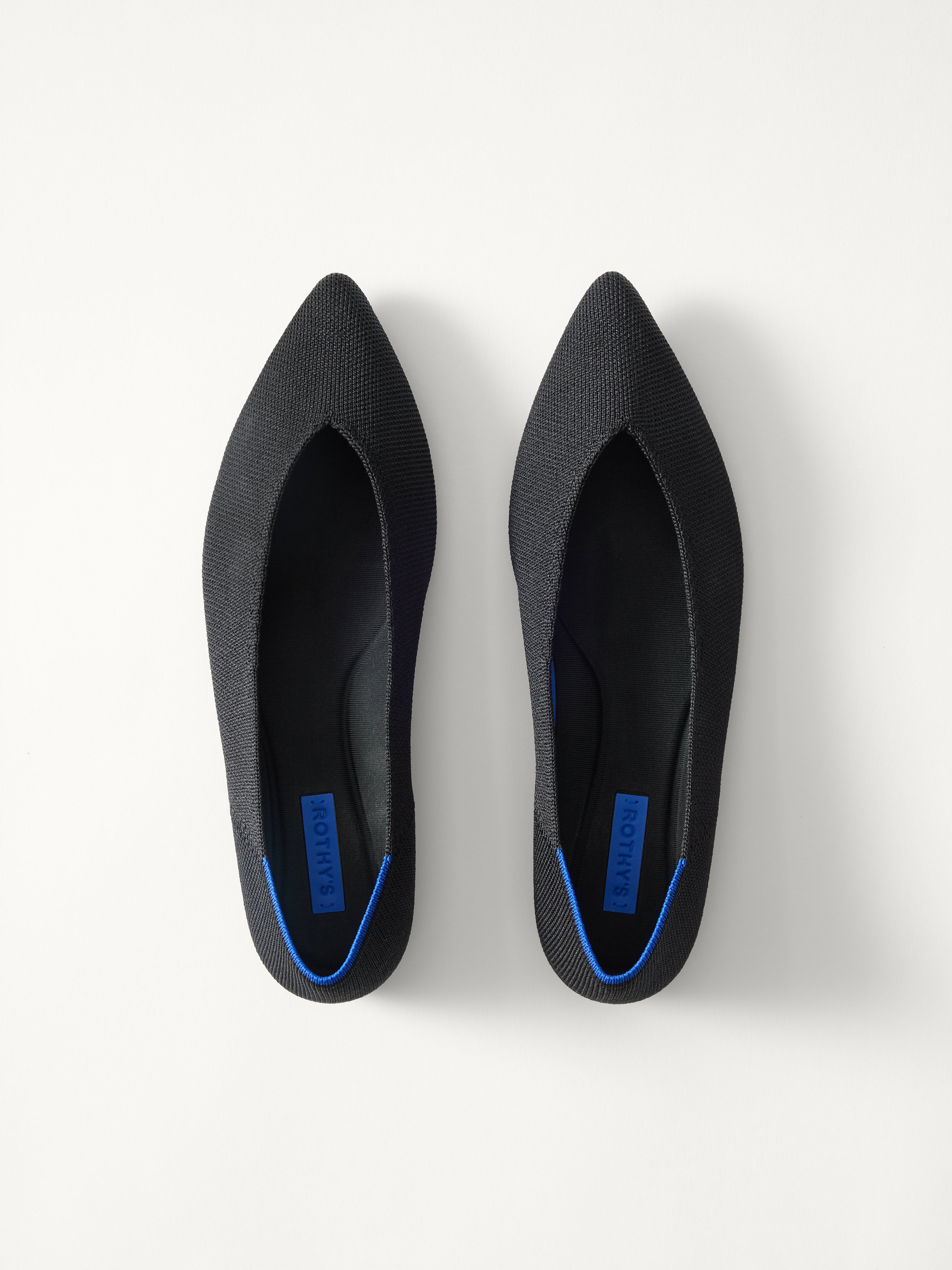 Rothy's The Point III ballerine nere Black punta a spillo