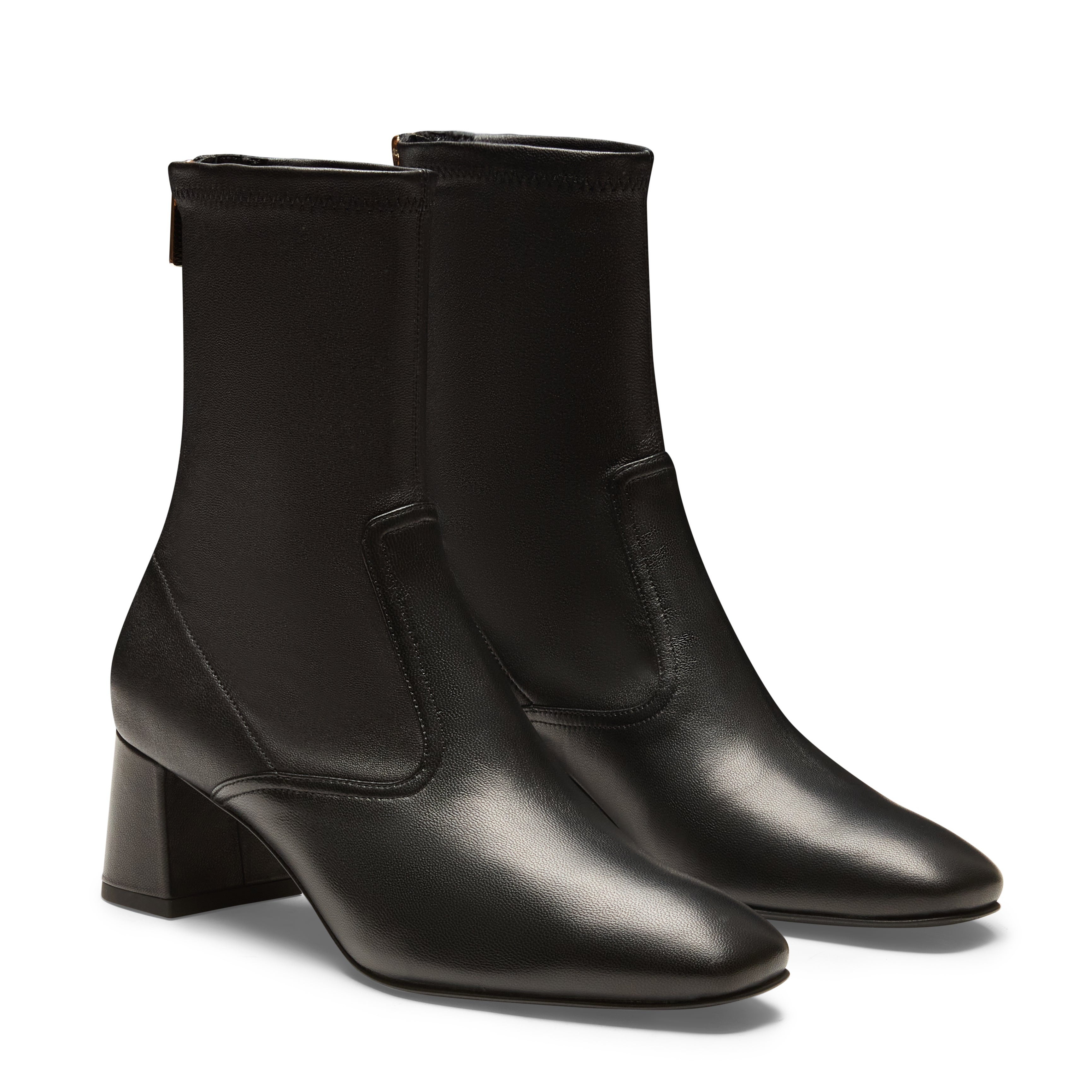 F.lli Rossetti 68326 Stivaletto Pelle Nero Zip Tacco 50