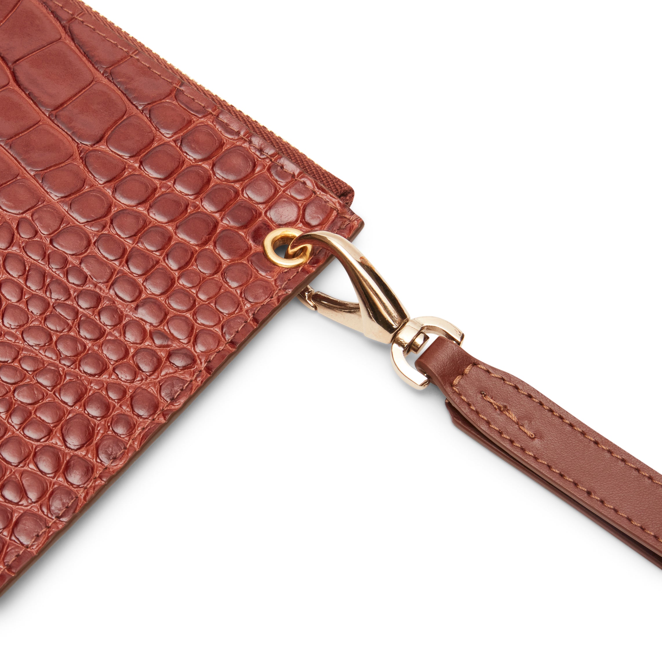F.lli Rossetti Bustina 87817 clutch donna cognac pelle