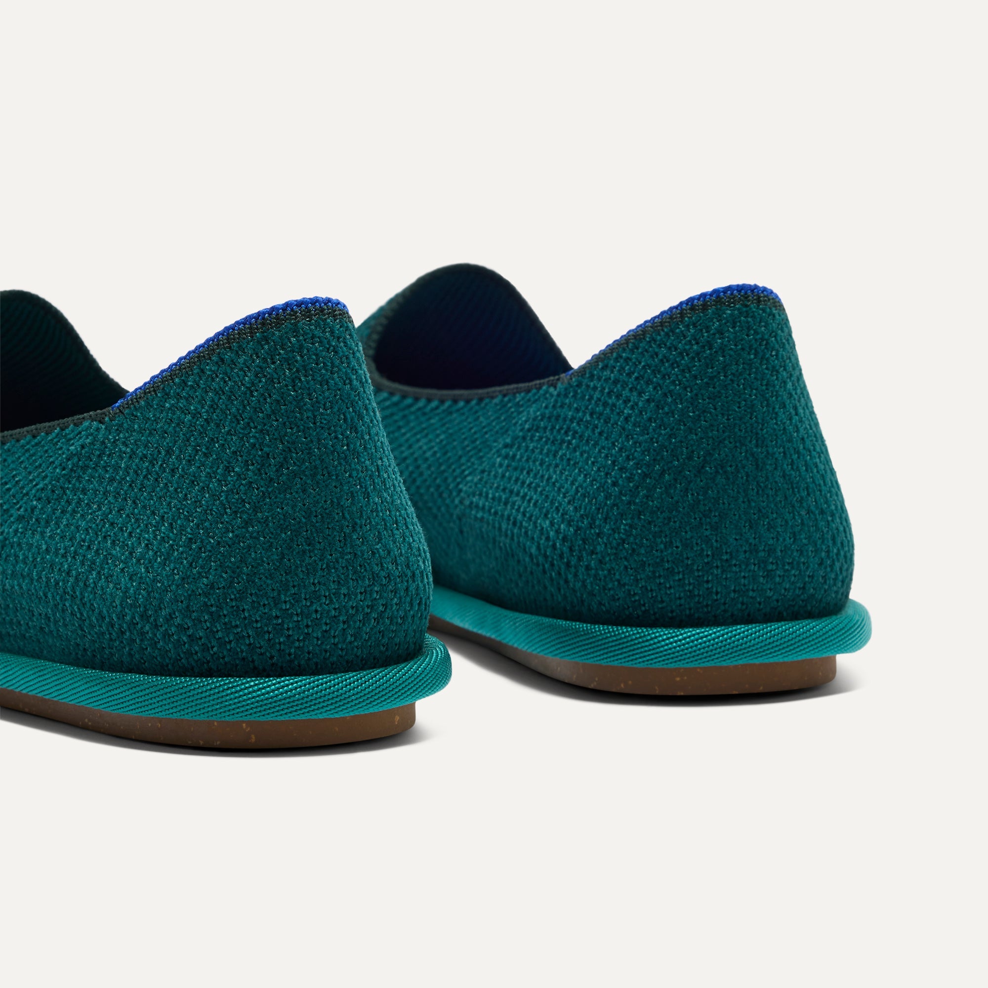Rothy's Cruiser Loafer mocassini Everglade verde velluto