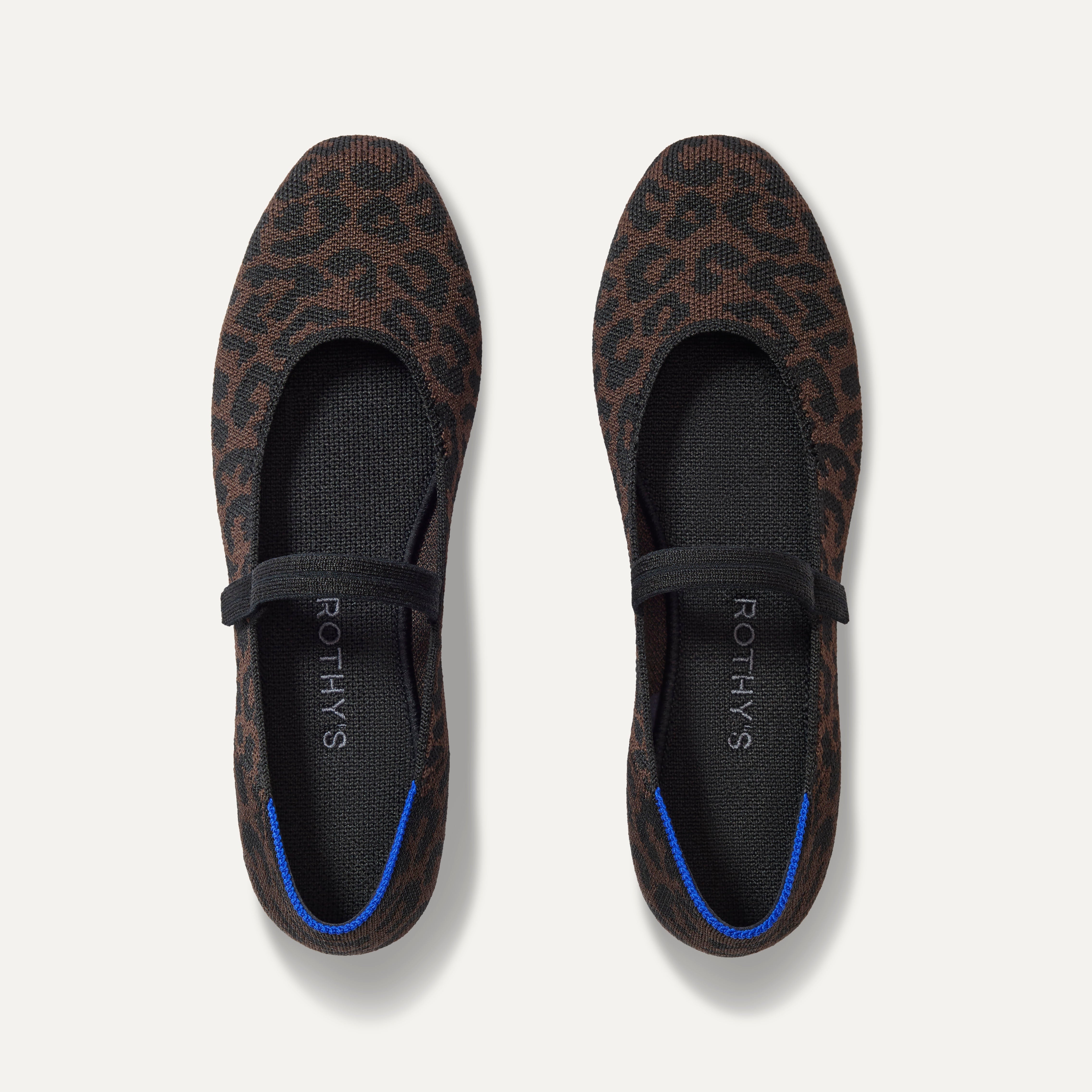 Rothy's The Square Mary Jane ballerine Classic Cheetah