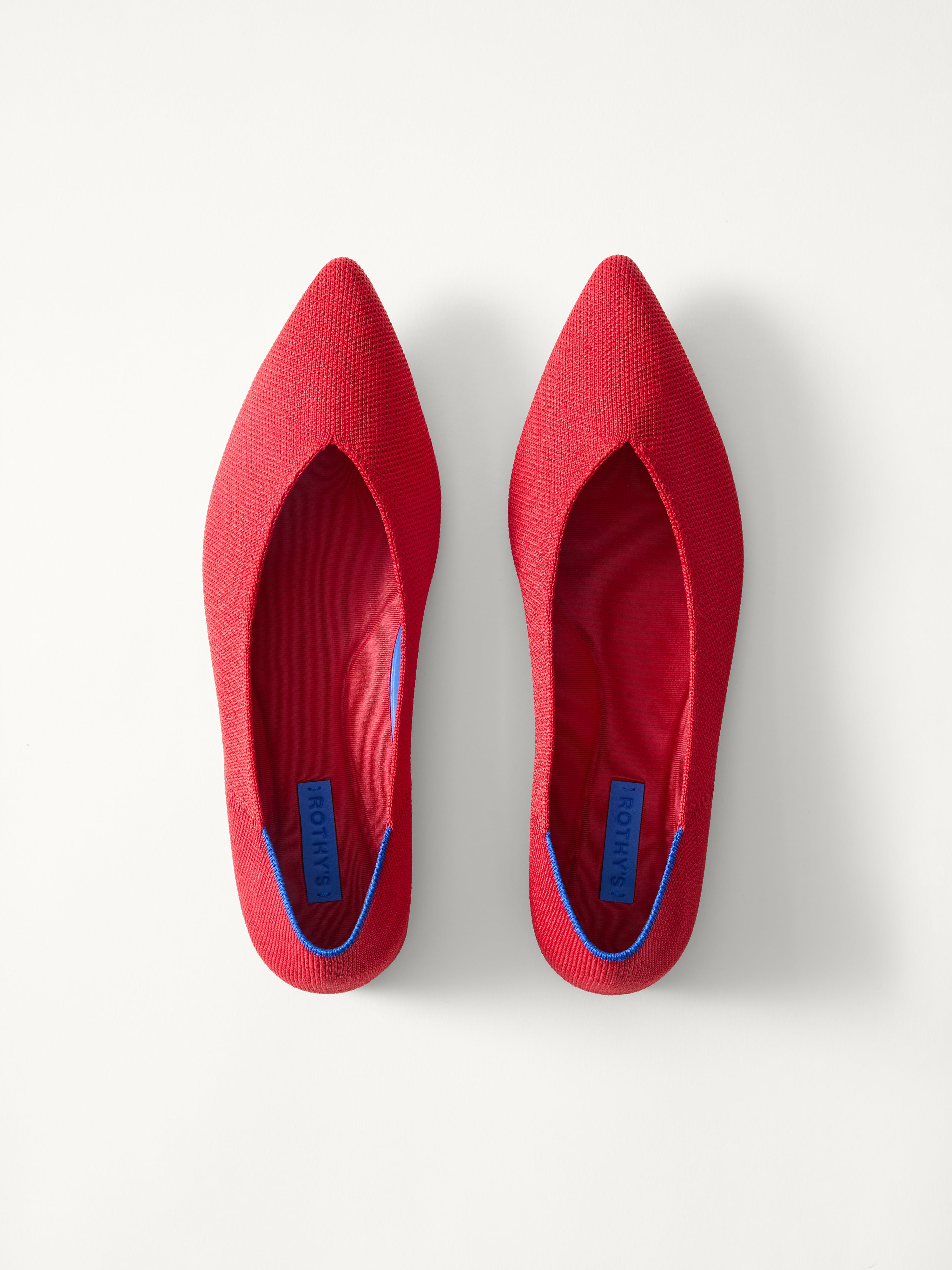 Rothy's The Point III ballerine Cherry rosse punta affusolata