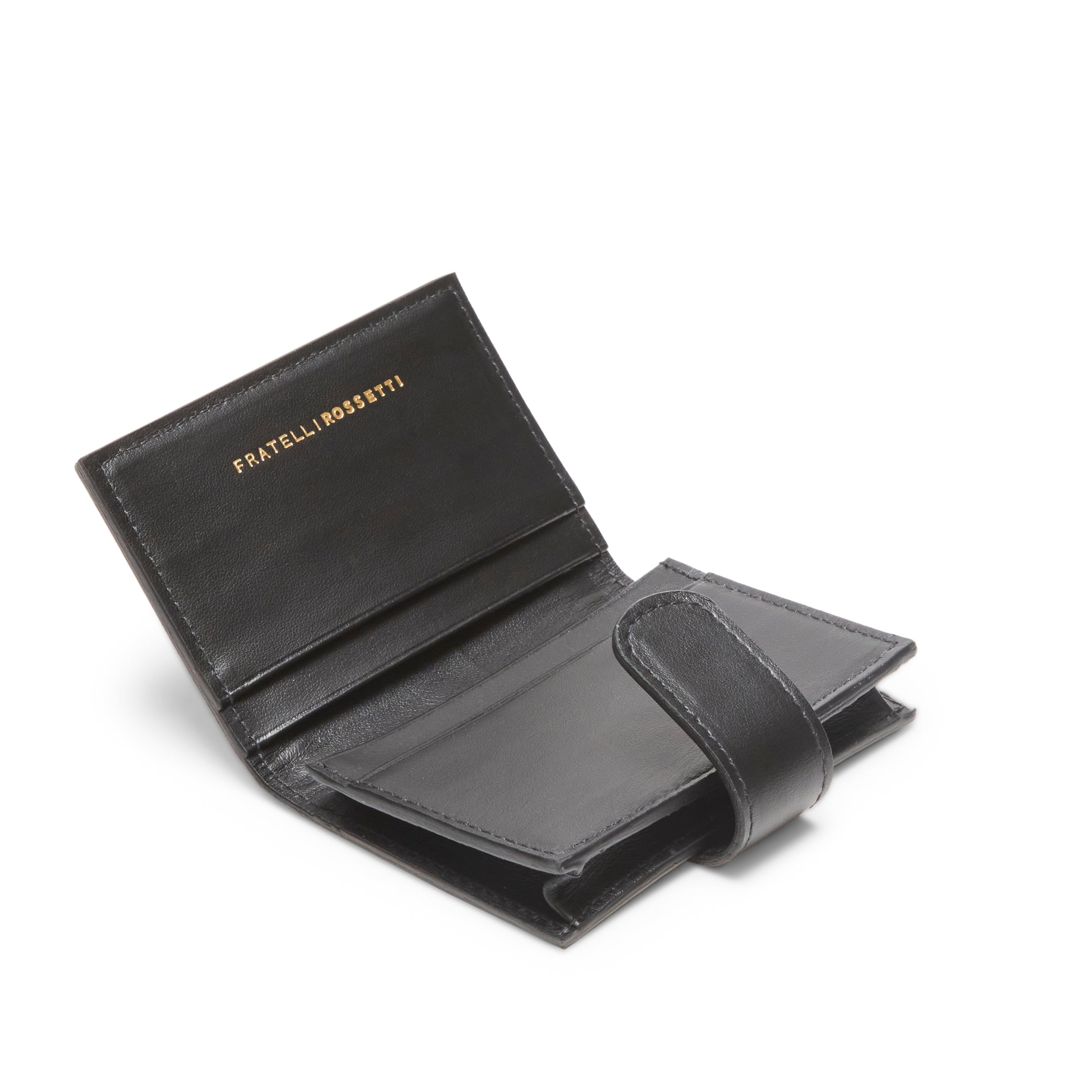 F.lli Rossetti porta documenti pelle nero con zip
