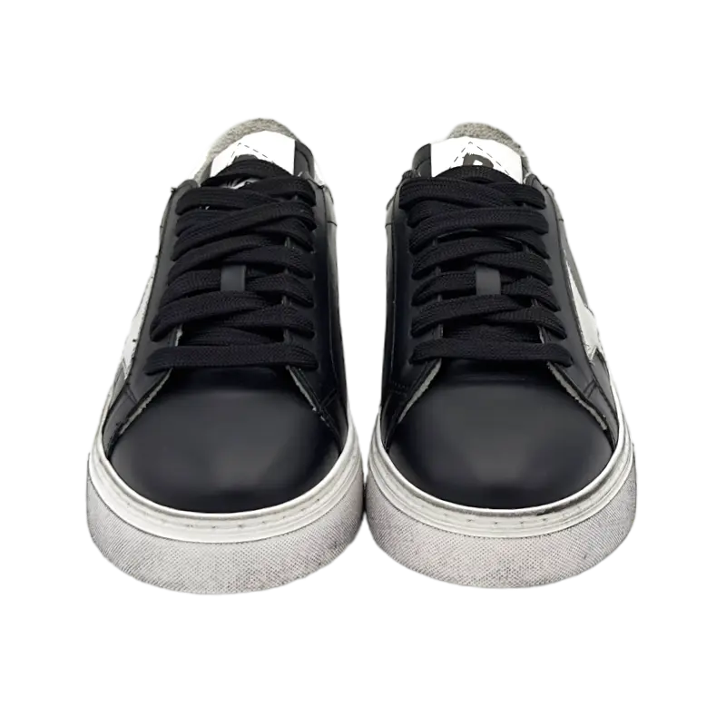 Sandro Barbera B68 Iconic Black Sneaker Nera Pelle